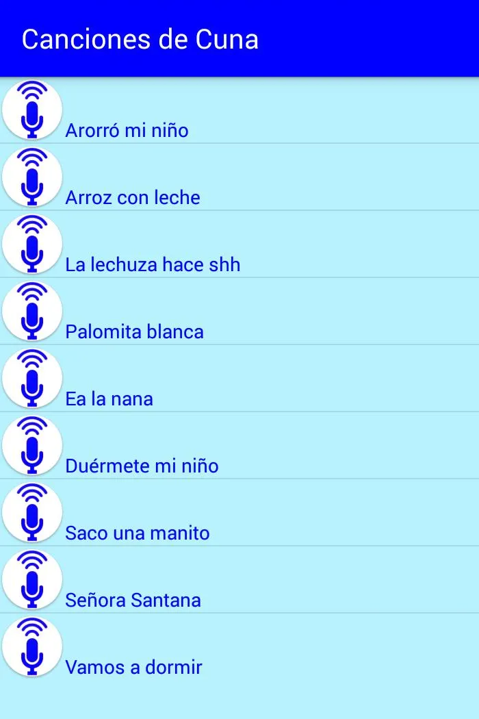 Canciones de Cuna para Bebes | Indus Appstore | Screenshot