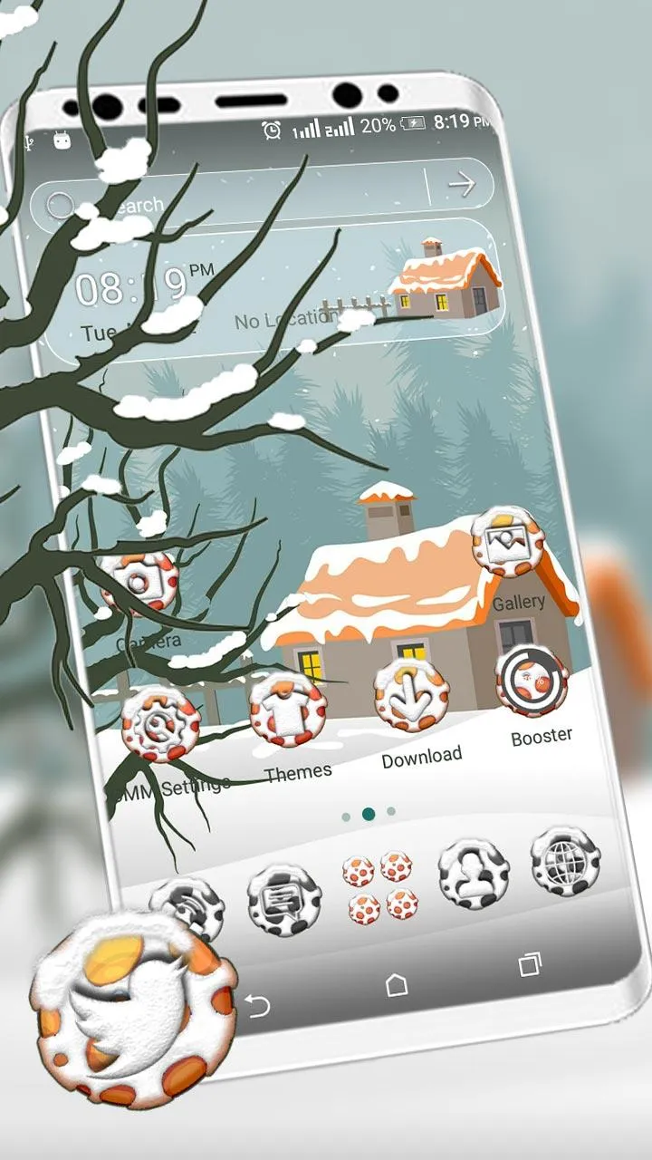 Winter House Launcher Theme | Indus Appstore | Screenshot