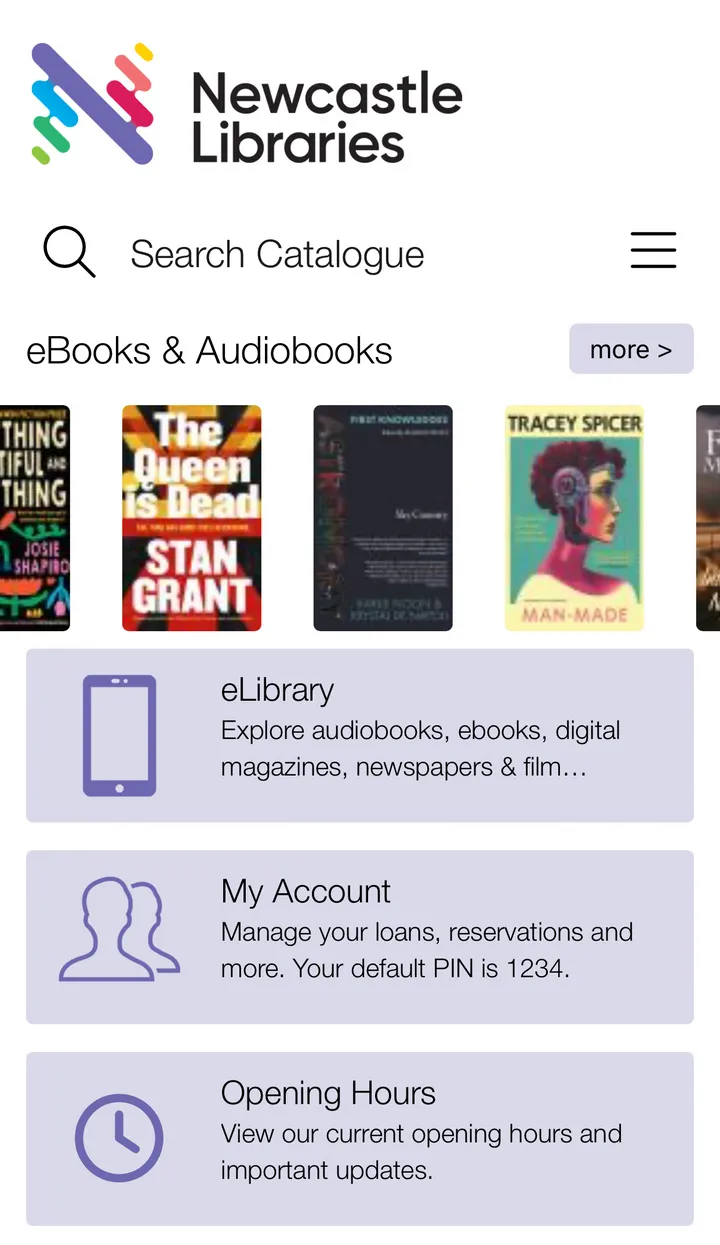 Newcastle Libraries Australia | Indus Appstore | Screenshot