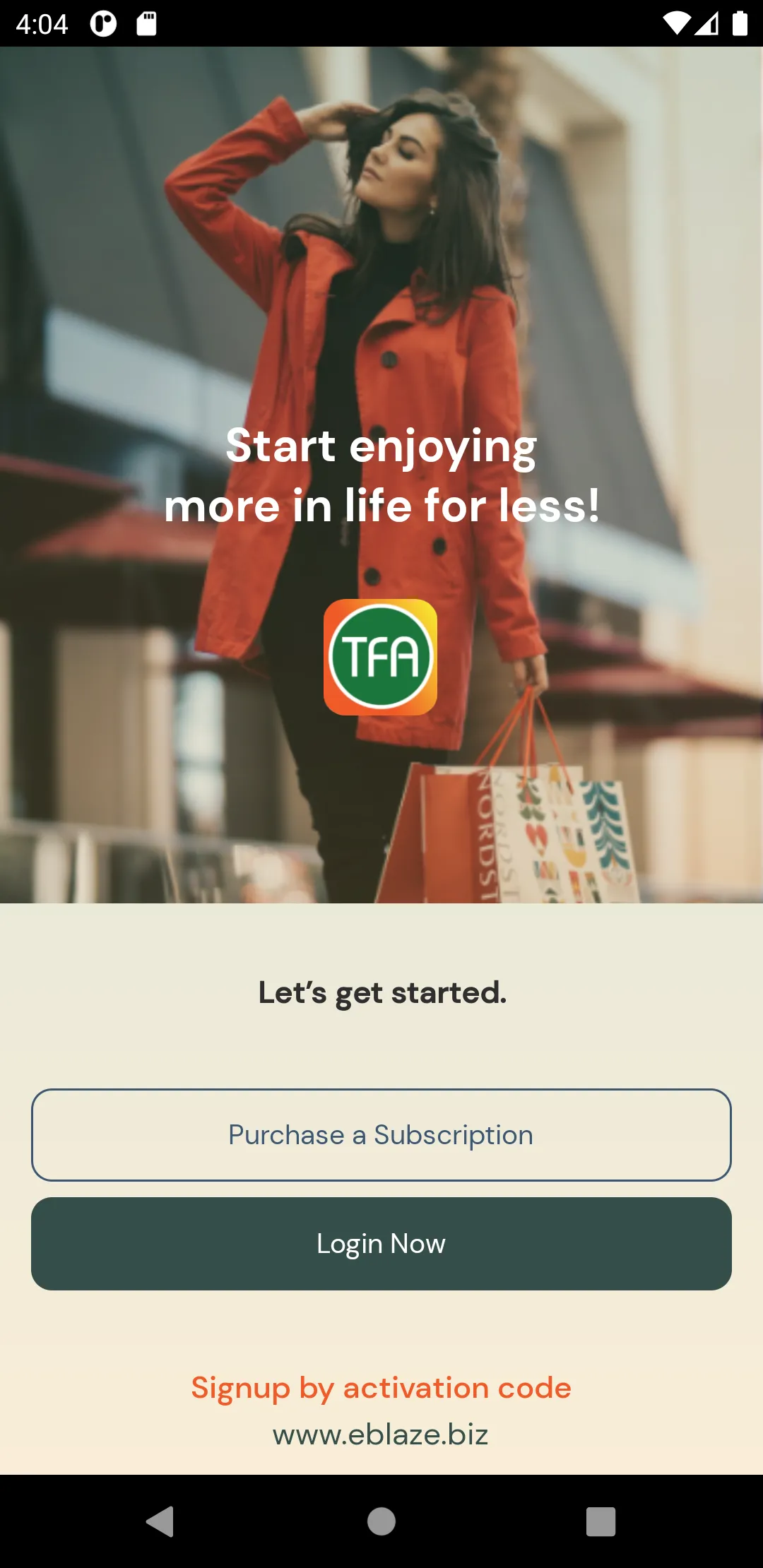 The TFA App | Indus Appstore | Screenshot