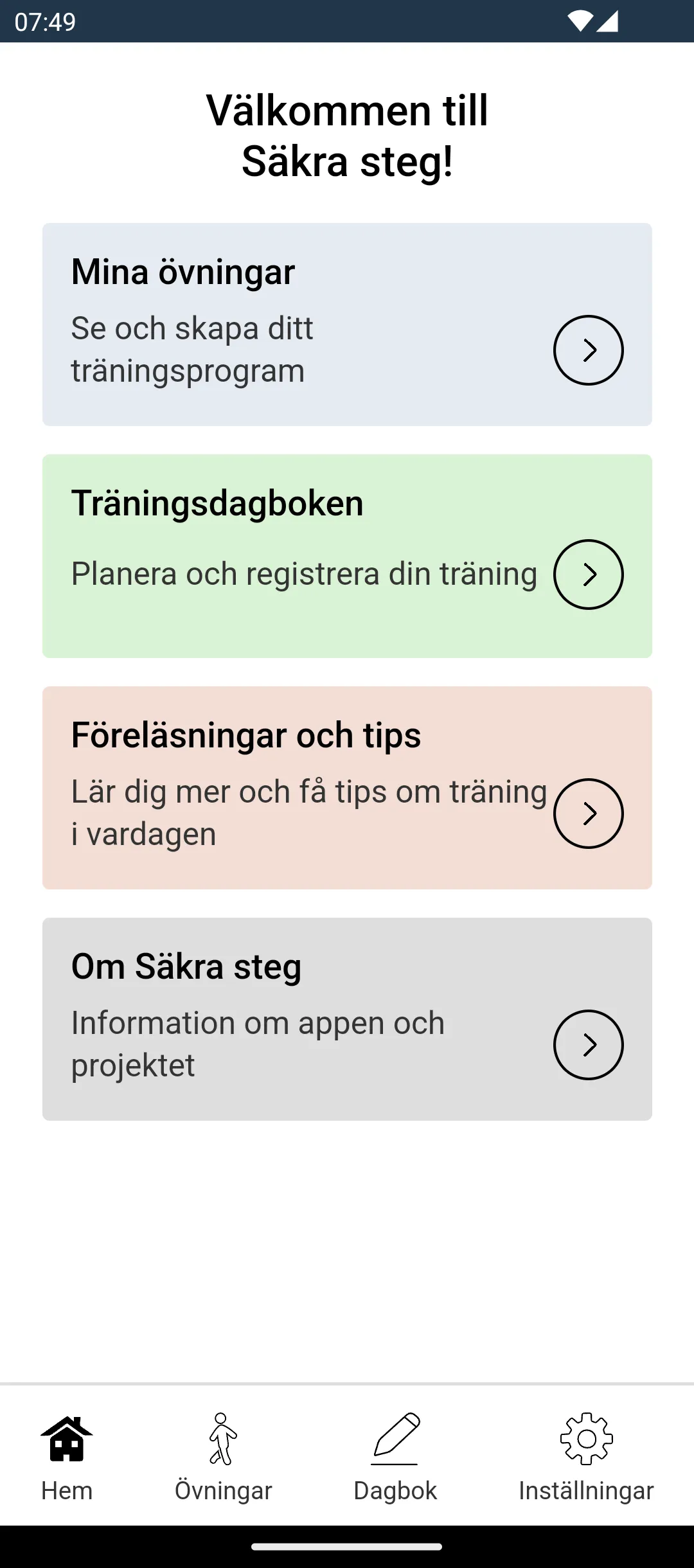 Säkra steg | Indus Appstore | Screenshot