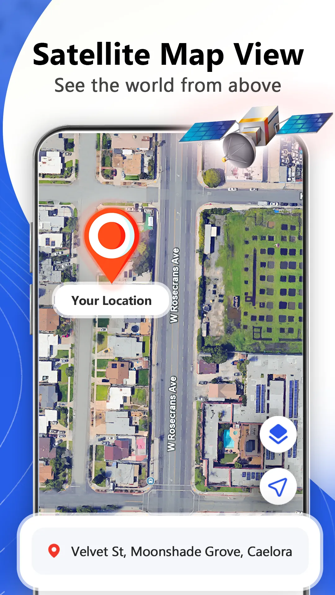 GPS Earth Maps Satellite View | Indus Appstore | Screenshot