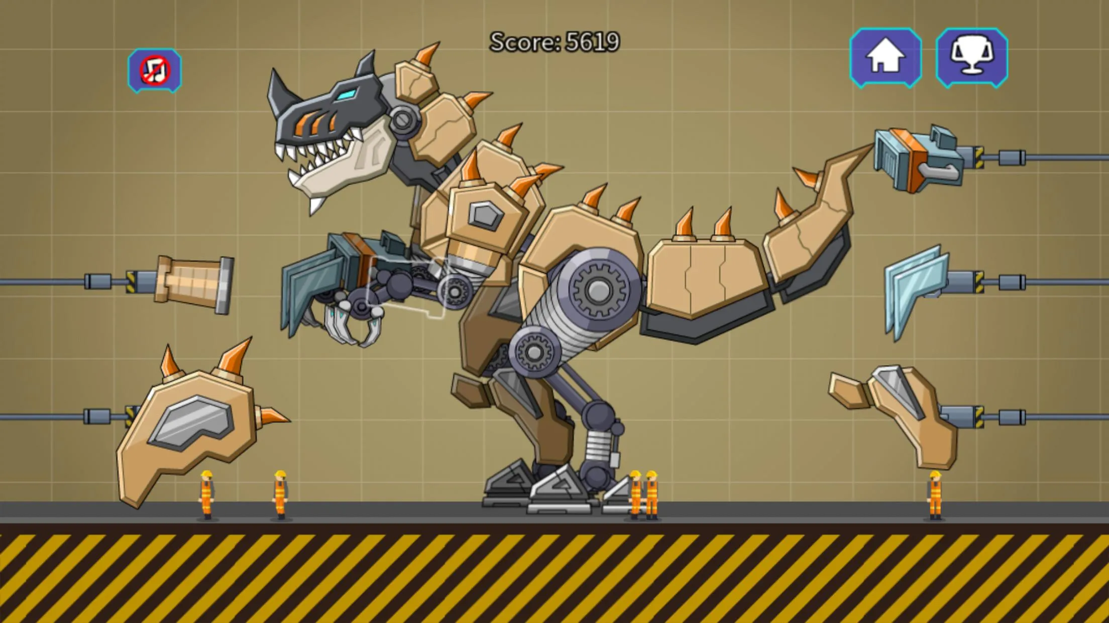 Desert T-Rex Robot Dino Army | Indus Appstore | Screenshot