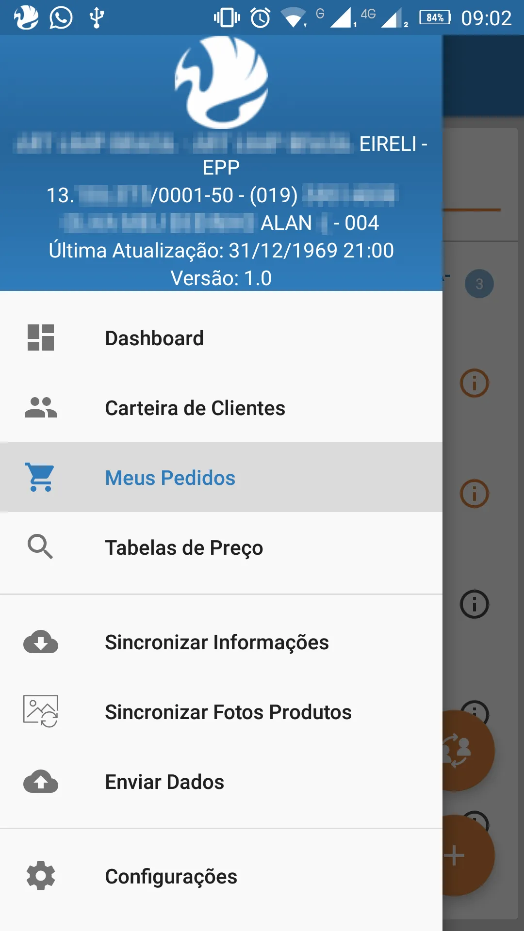 Força de Vendas - OraSystems | Indus Appstore | Screenshot