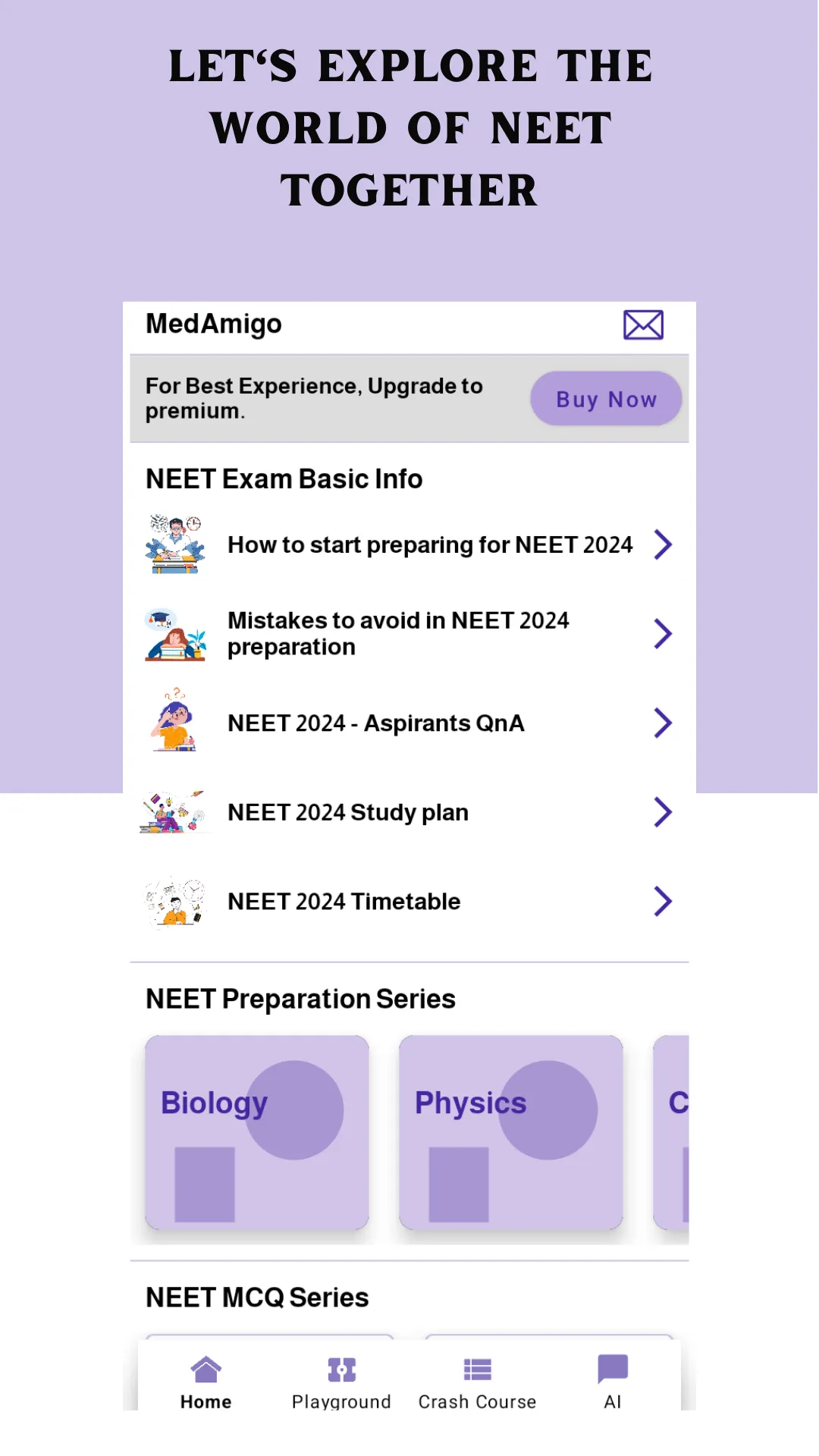 NEET Mock Test MCQ App | Indus Appstore | Screenshot