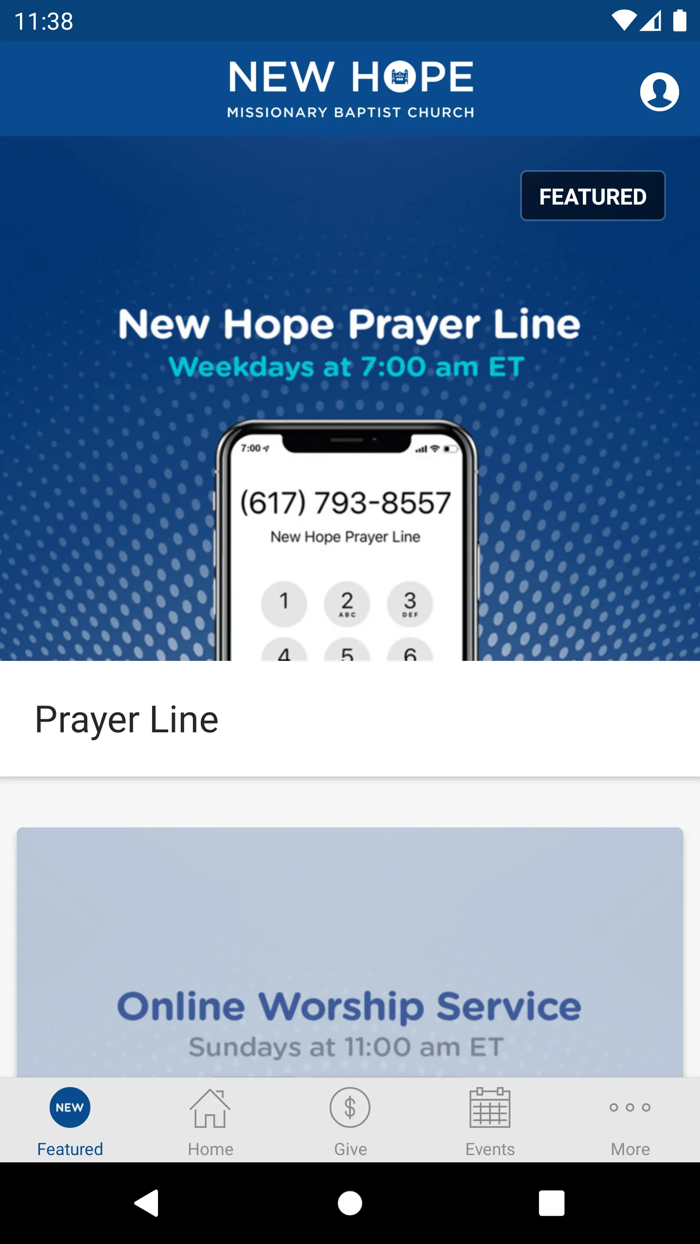 New Hope Missionary Baptist | Indus Appstore | Screenshot