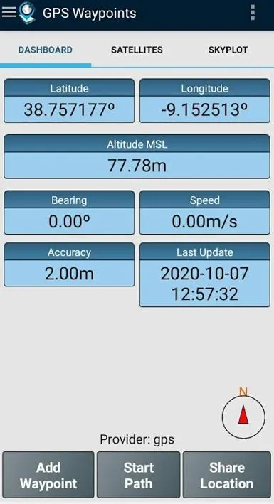 GPS Waypoints | Indus Appstore | Screenshot