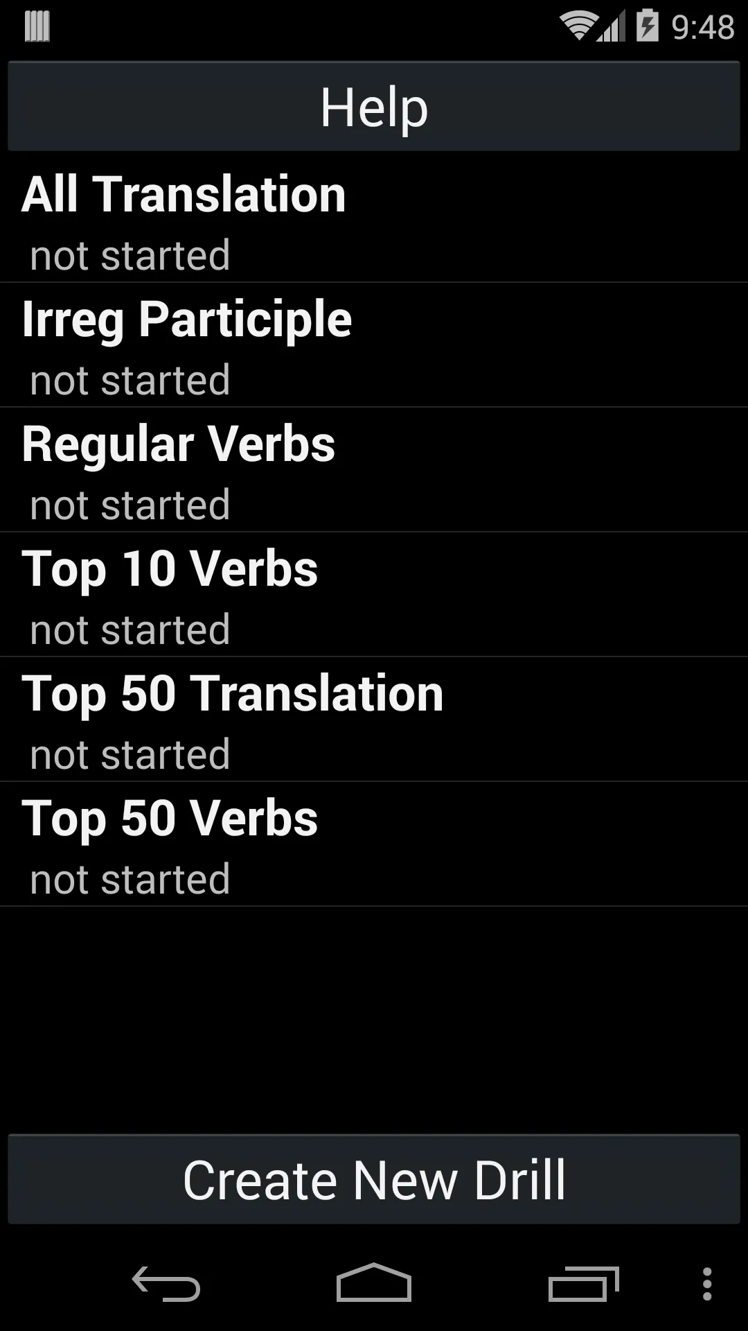 Portuguese Verb Trainer | Indus Appstore | Screenshot