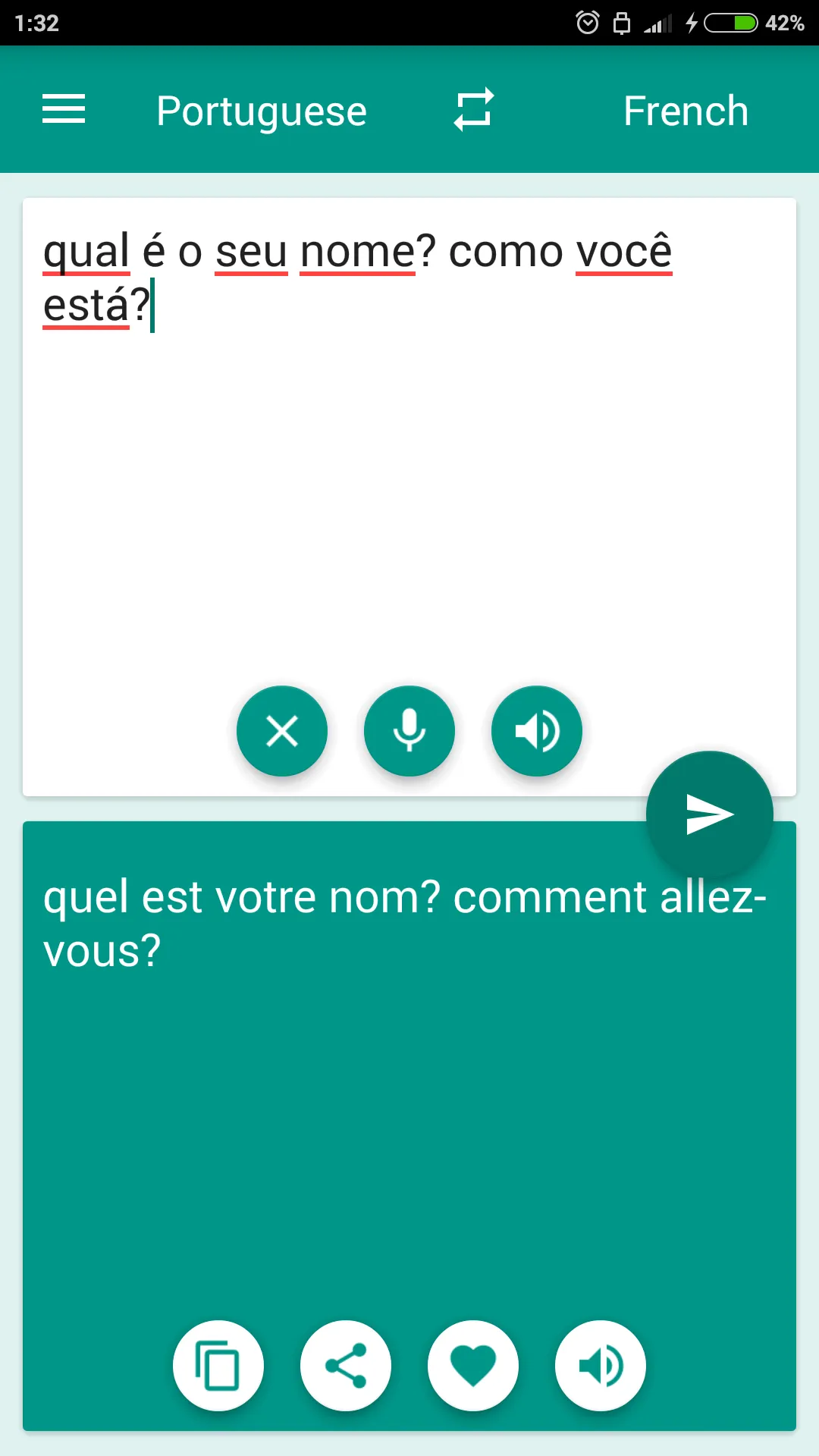 French-Portuguese Translator | Indus Appstore | Screenshot