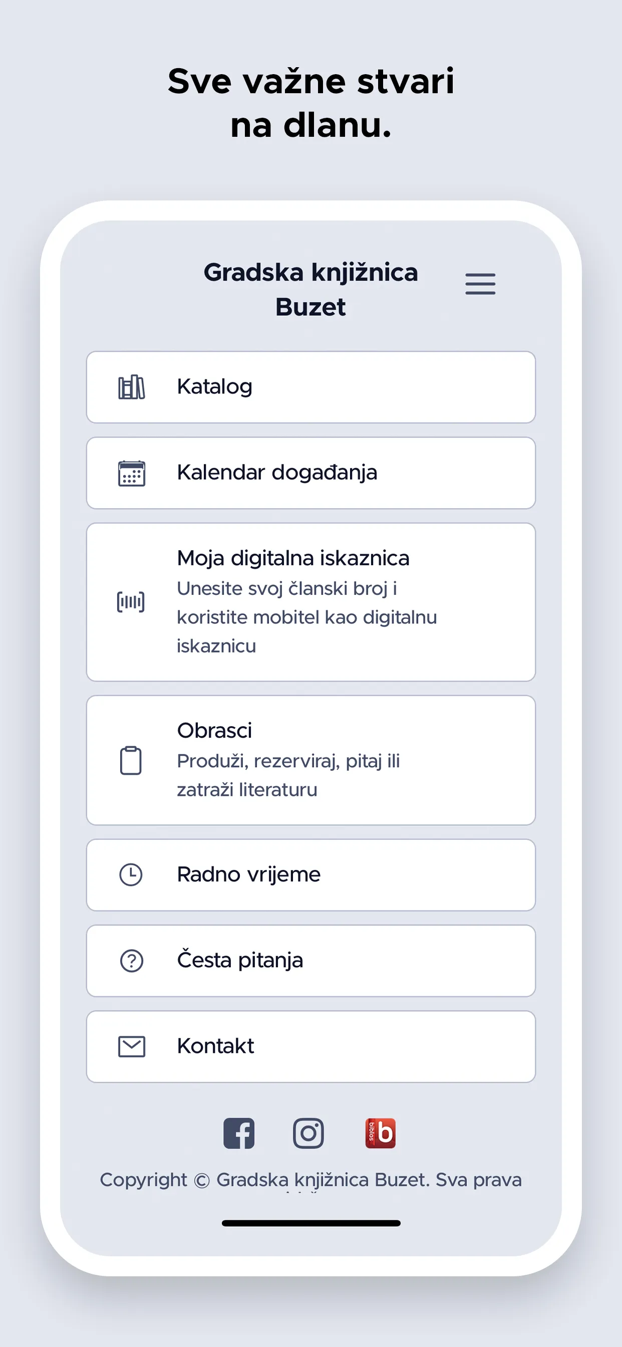 Gradska knjižnica Buzet | Indus Appstore | Screenshot