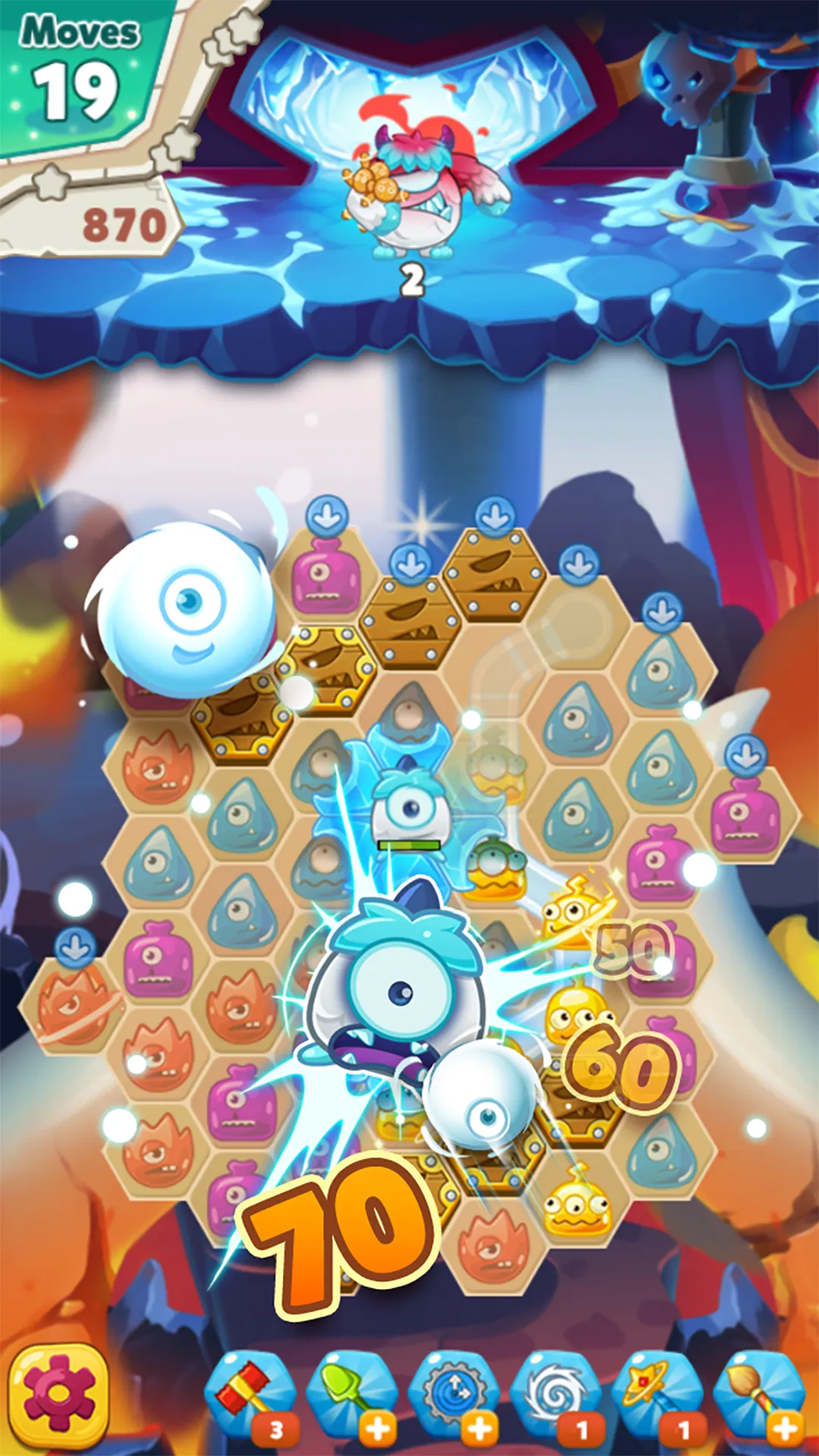 Monster Busters: Ice Slide | Indus Appstore | Screenshot