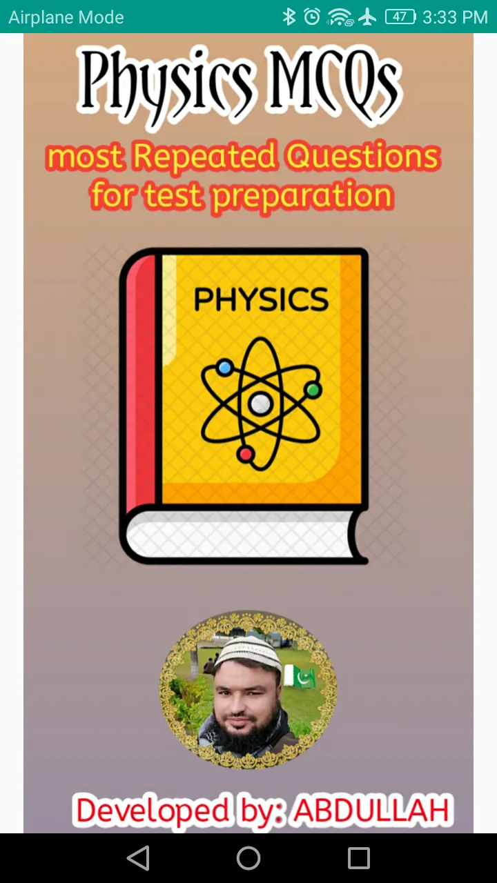 Physics MCQs offline | Indus Appstore | Screenshot