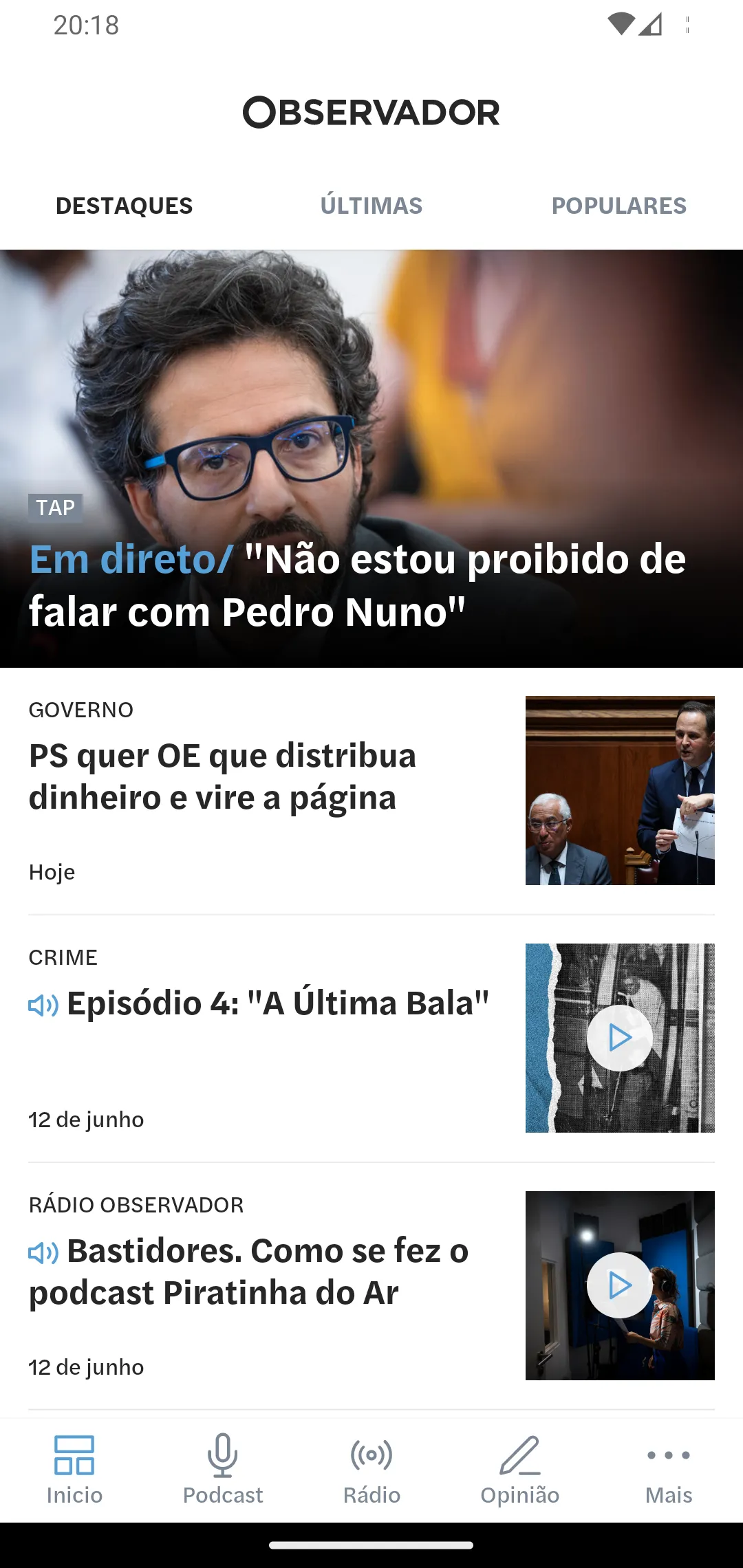 Observador | Indus Appstore | Screenshot