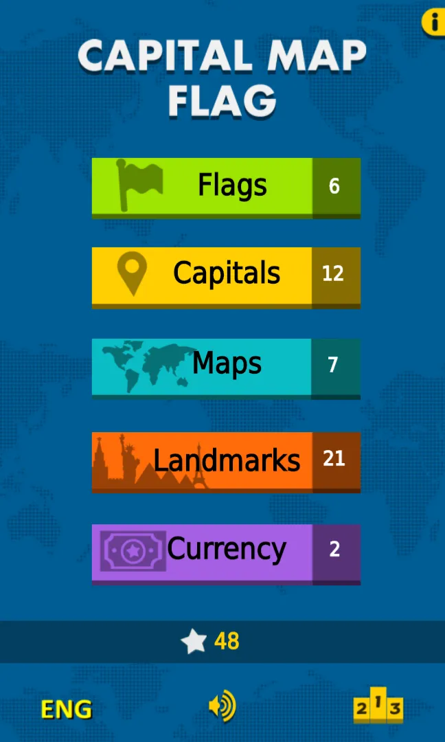 Capital Map Flag - geo quiz | Indus Appstore | Screenshot