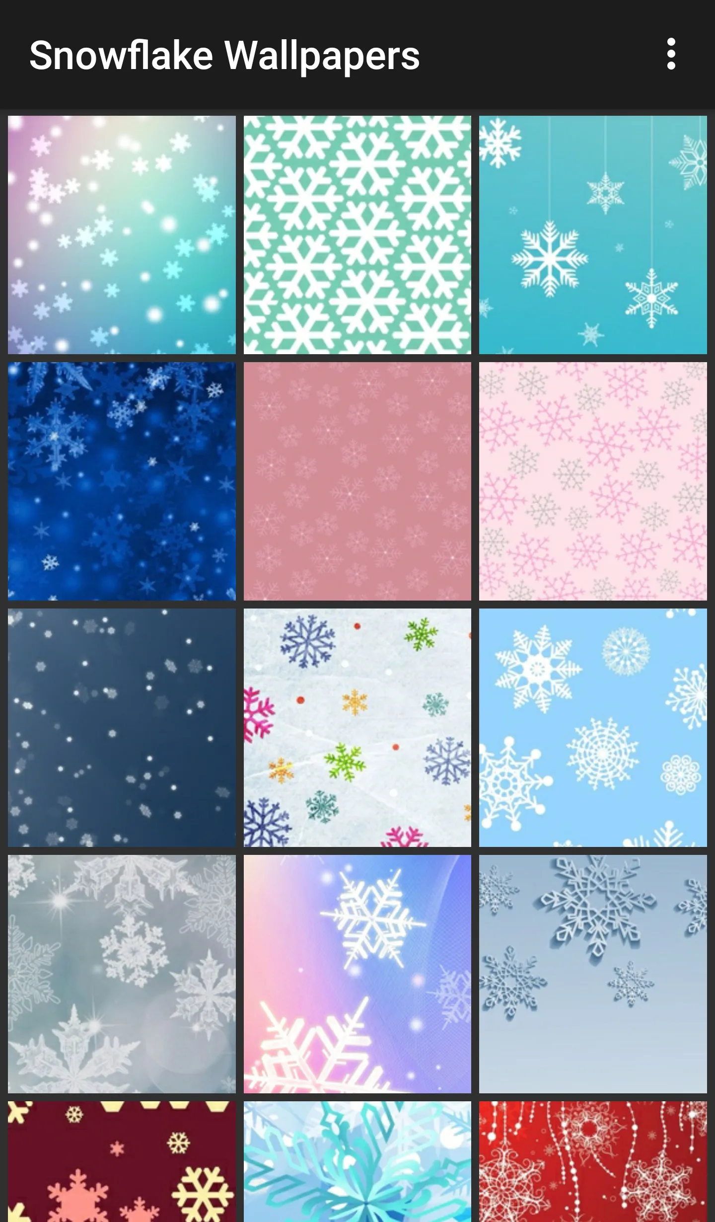 Snowflake Wallpapers | Indus Appstore | Screenshot