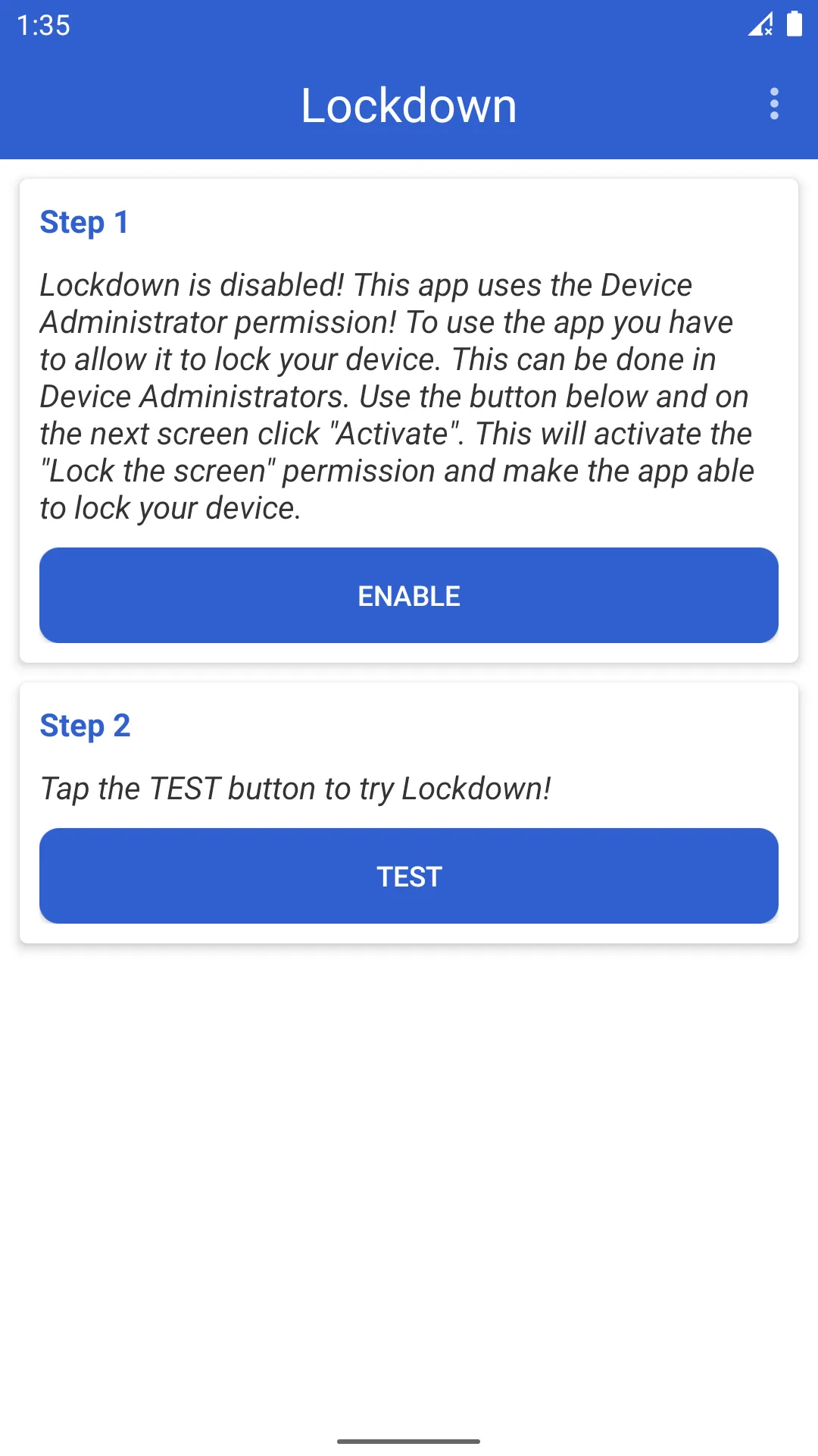 Lockdown - Protect Your Device | Indus Appstore | Screenshot