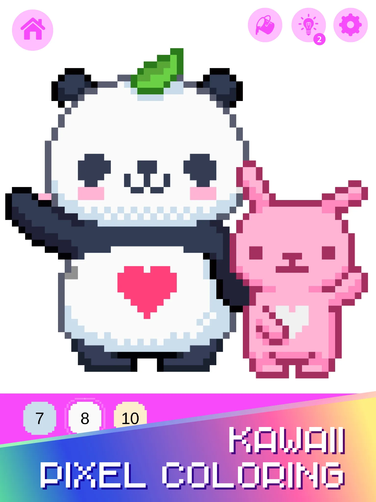 Kawaii Pixel Coloring Book | Indus Appstore | Screenshot