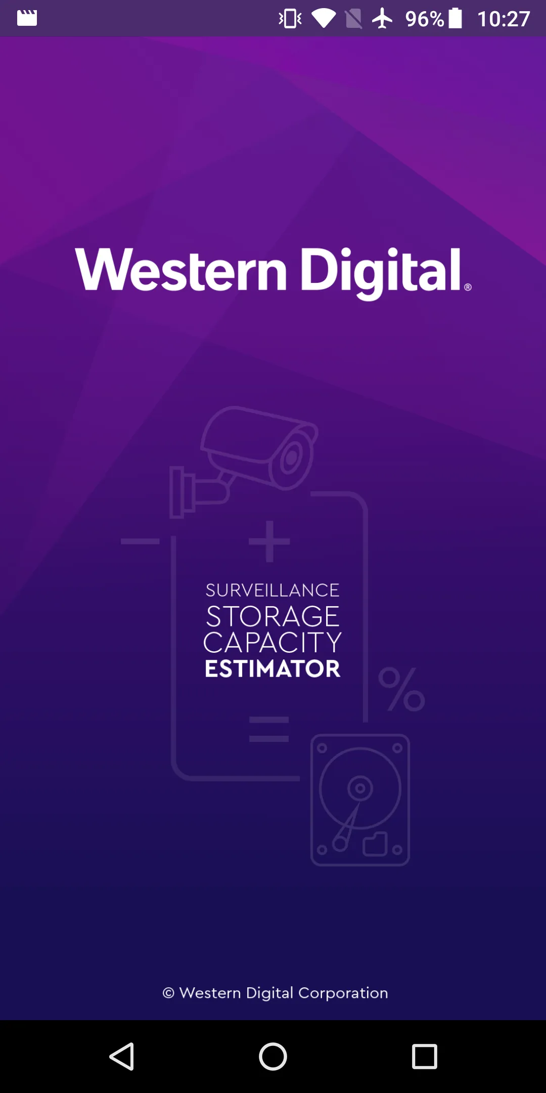 WD Purple Storage Calculator | Indus Appstore | Screenshot