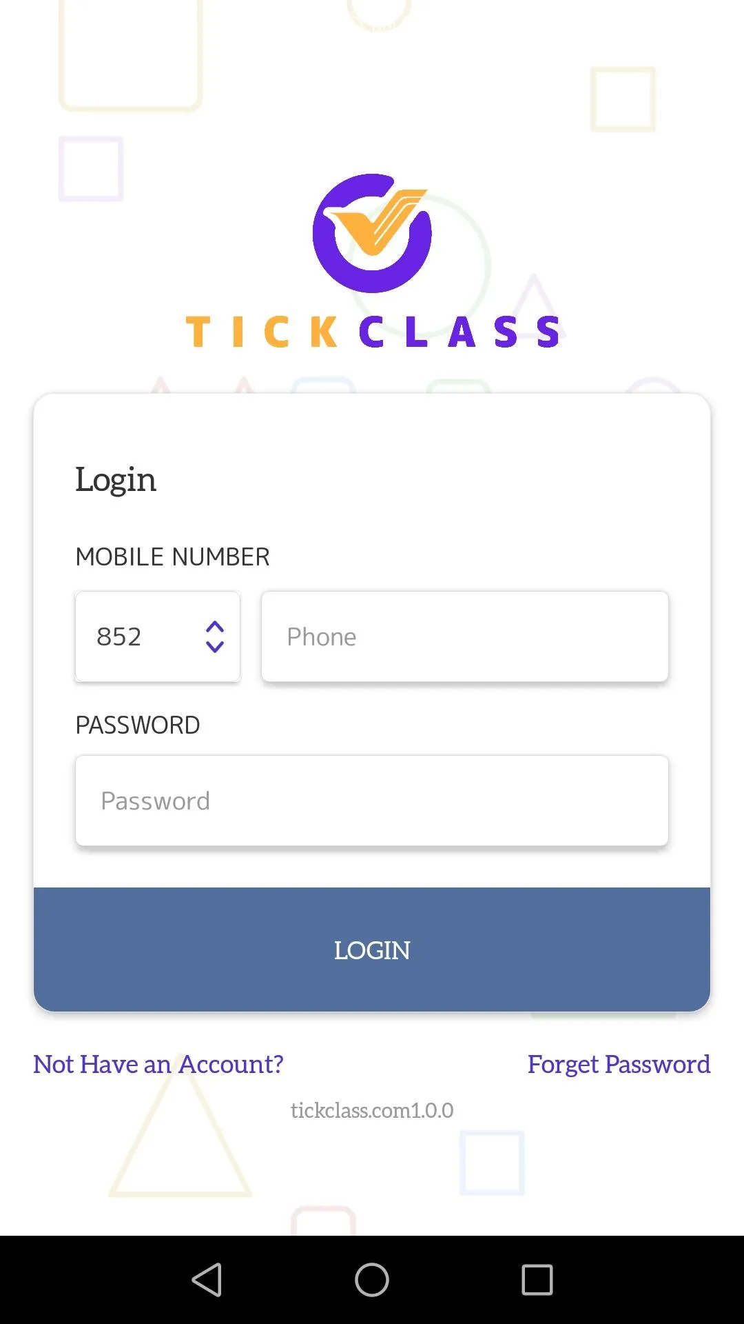 Tickclass Student | Indus Appstore | Screenshot