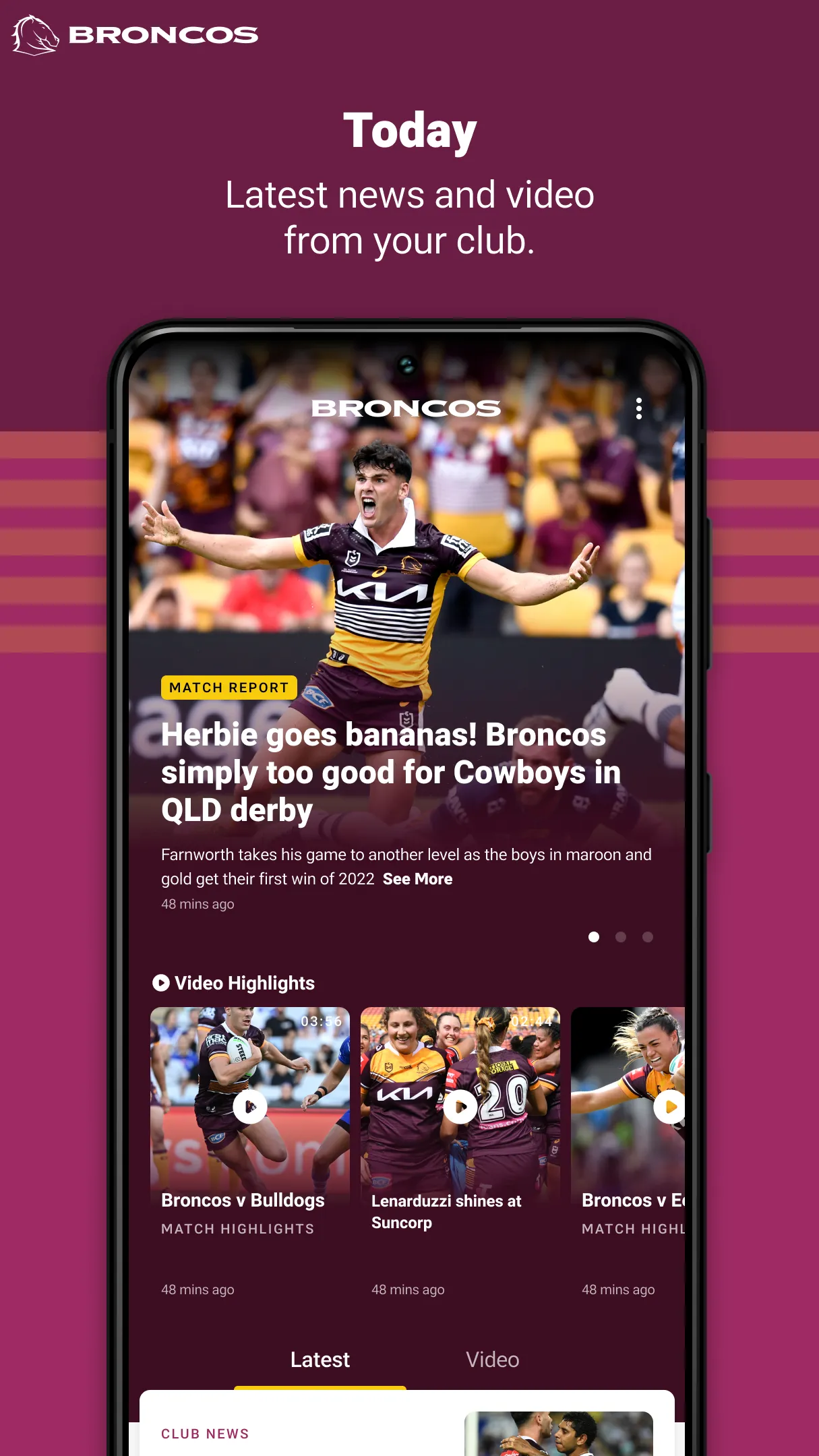 Brisbane Broncos | Indus Appstore | Screenshot