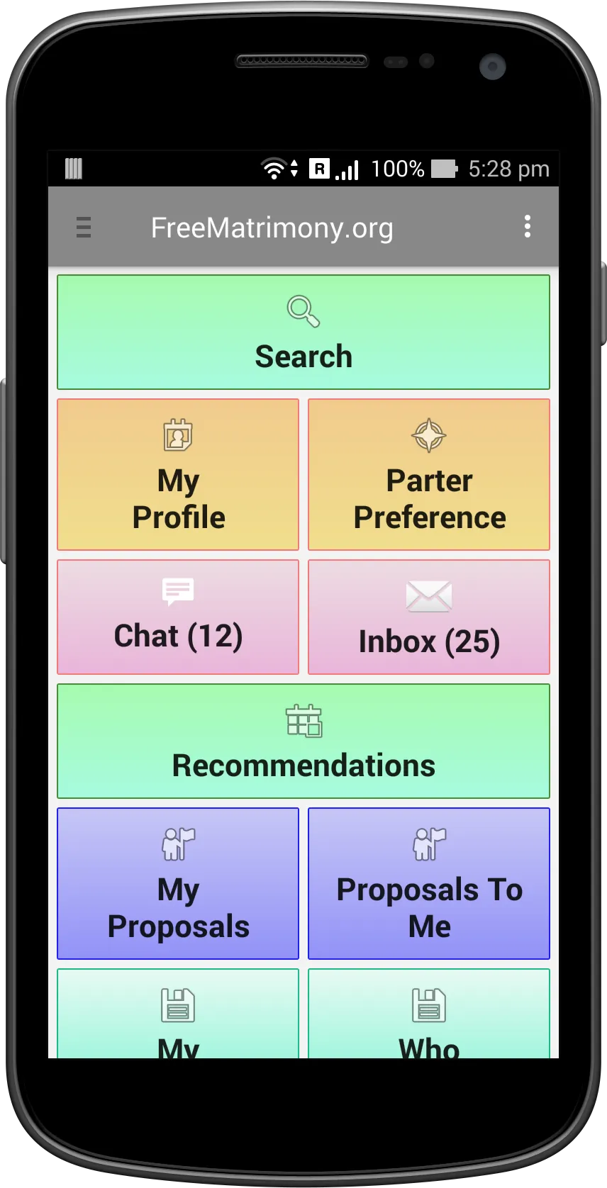 FreeMatrimony.org | Indus Appstore | Screenshot