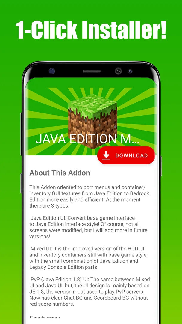 JAVA EDITION Mod for Minecraft | Indus Appstore | Screenshot