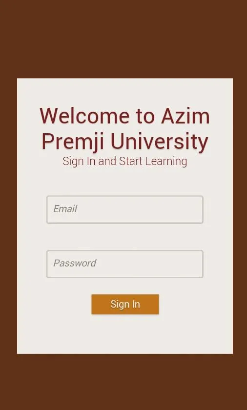 Azim Premji University | Indus Appstore | Screenshot