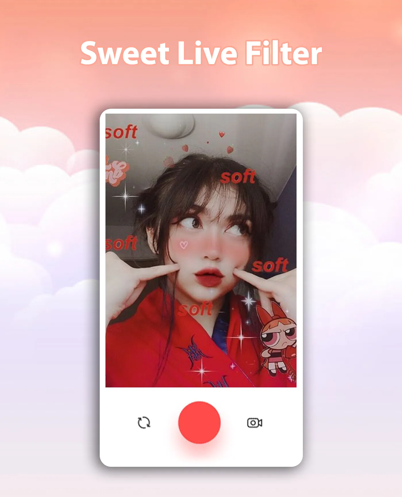 Sweet Live Filter Face Camera | Indus Appstore | Screenshot