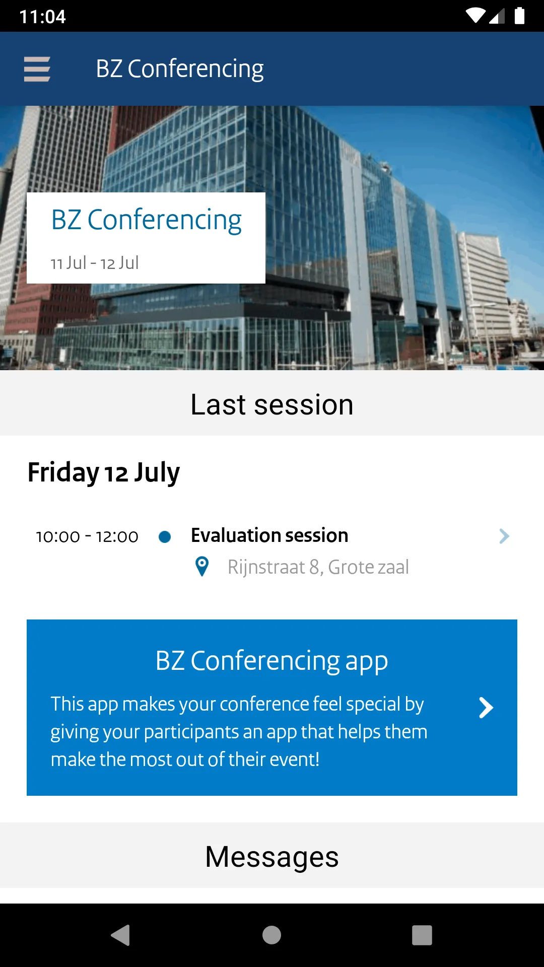 BZ Conferencing | Indus Appstore | Screenshot