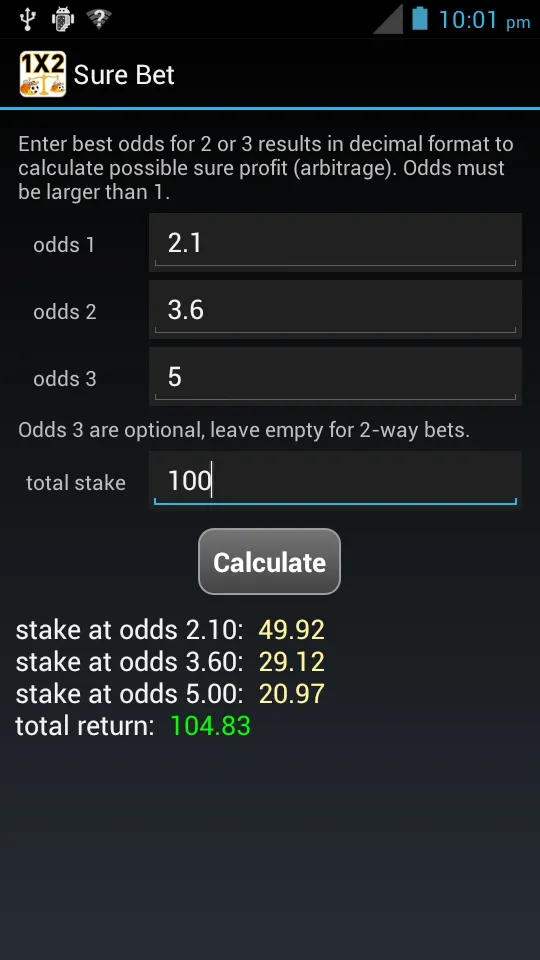 Sure Bet | Indus Appstore | Screenshot