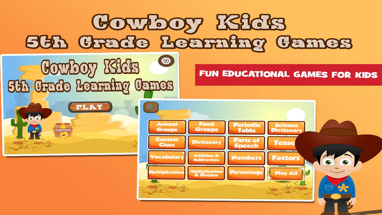 5th Grade Learning Games | Indus Appstore | Screenshot