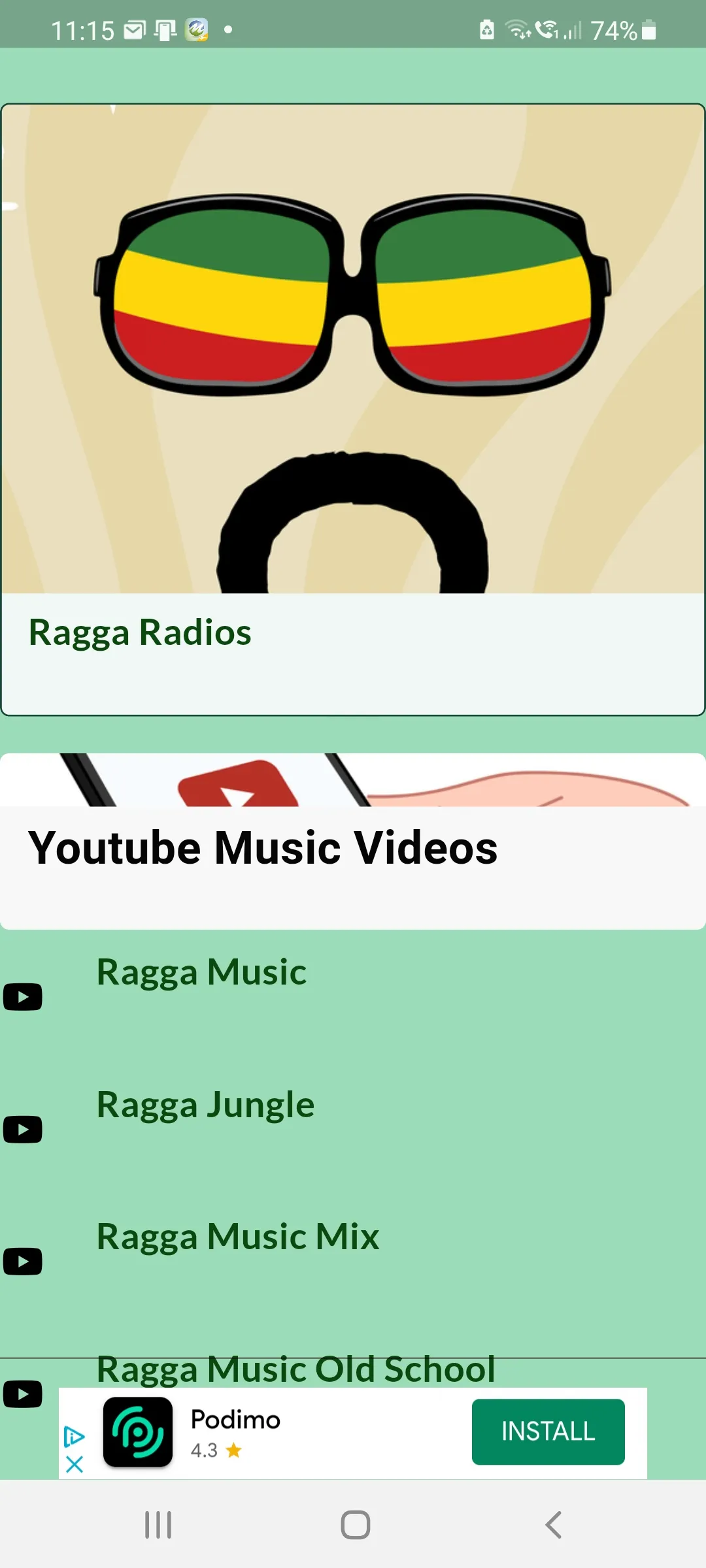 Ragga Music Radio | Indus Appstore | Screenshot