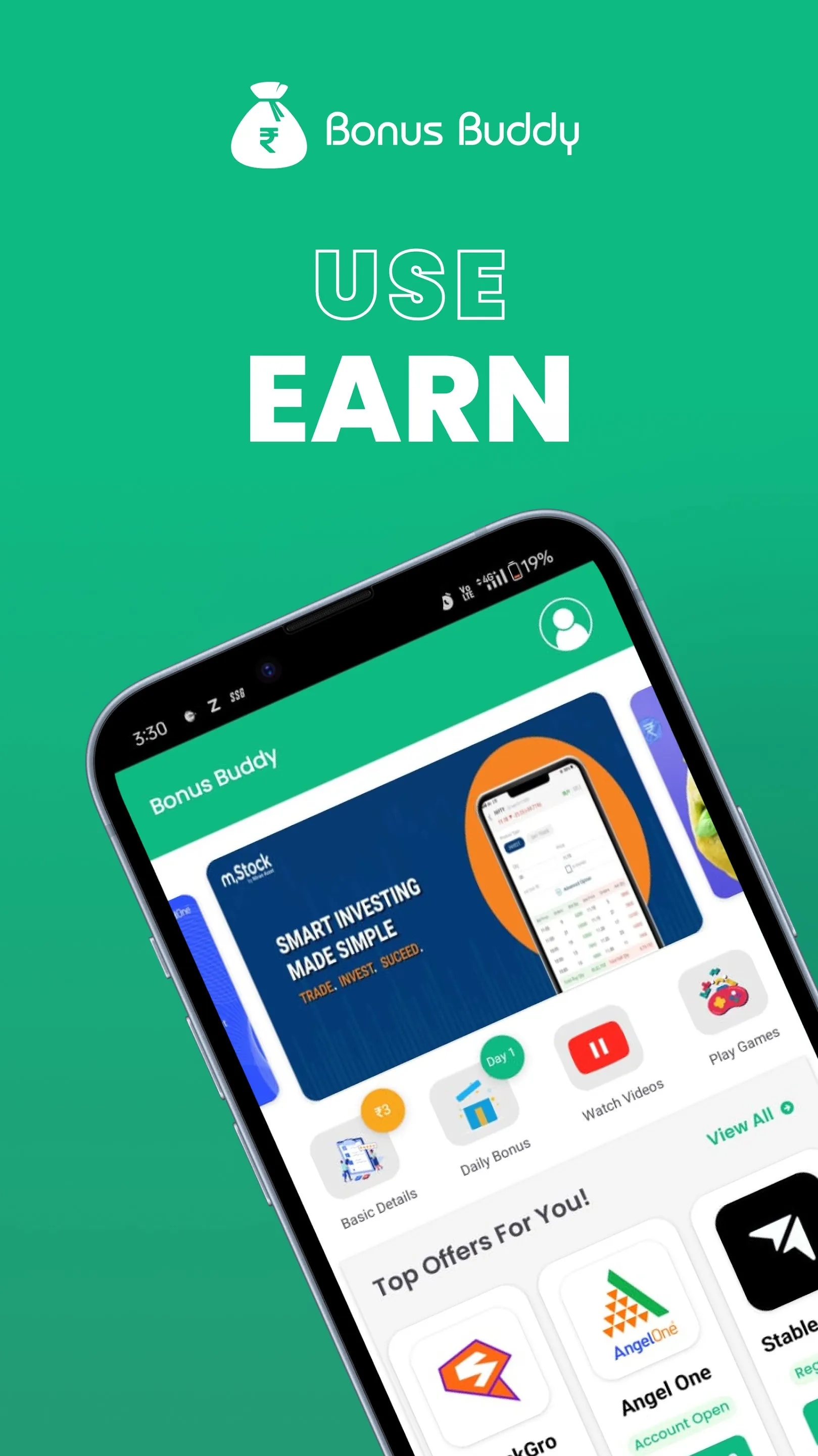 Bonus Buddy: Earn Money Online | Indus Appstore | Screenshot