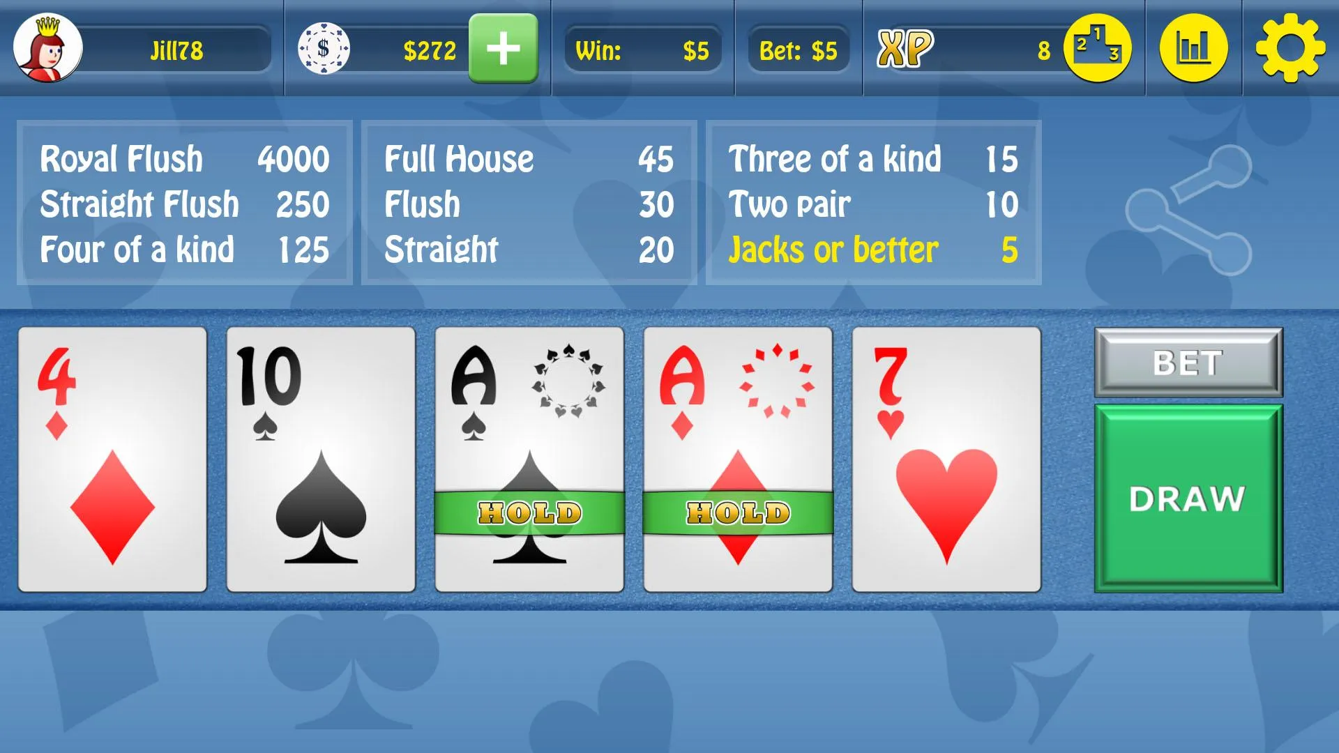 Classic Jacks Poker | Indus Appstore | Screenshot