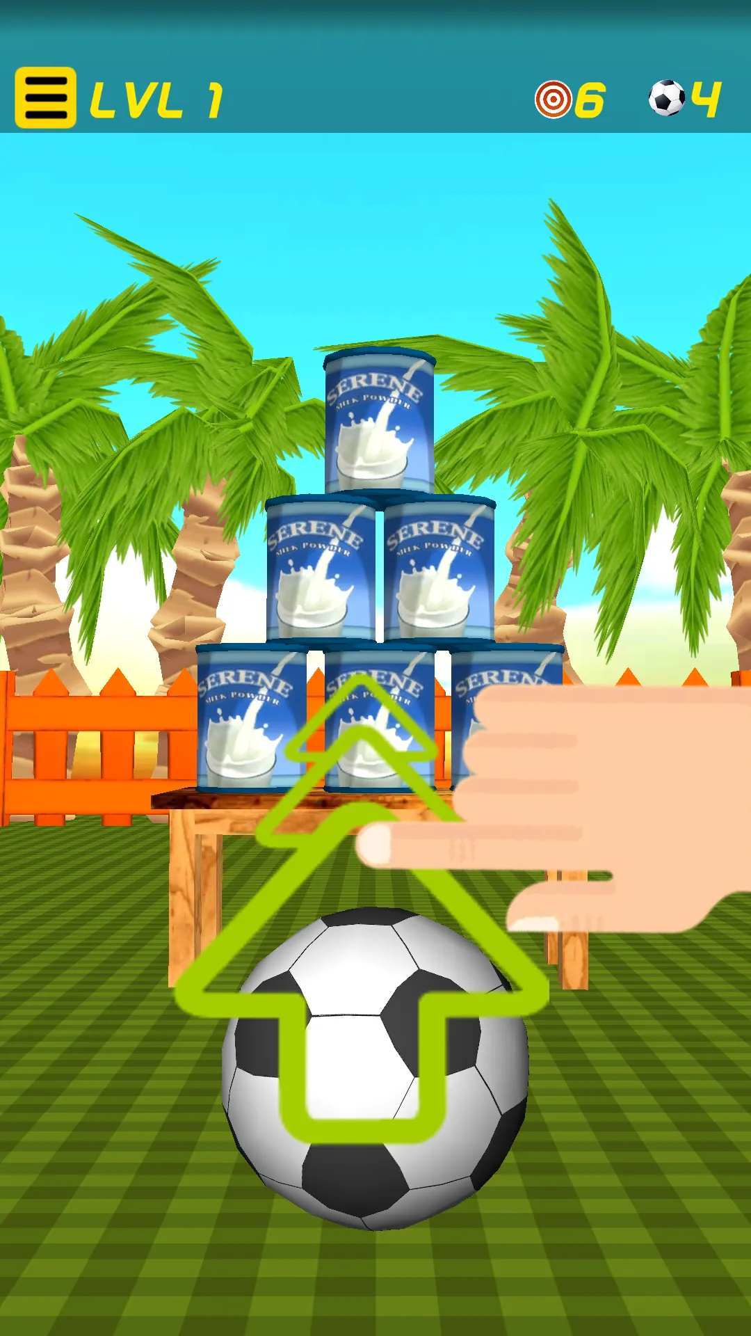 Soccer Knockdown: Ball & Cans | Indus Appstore | Screenshot