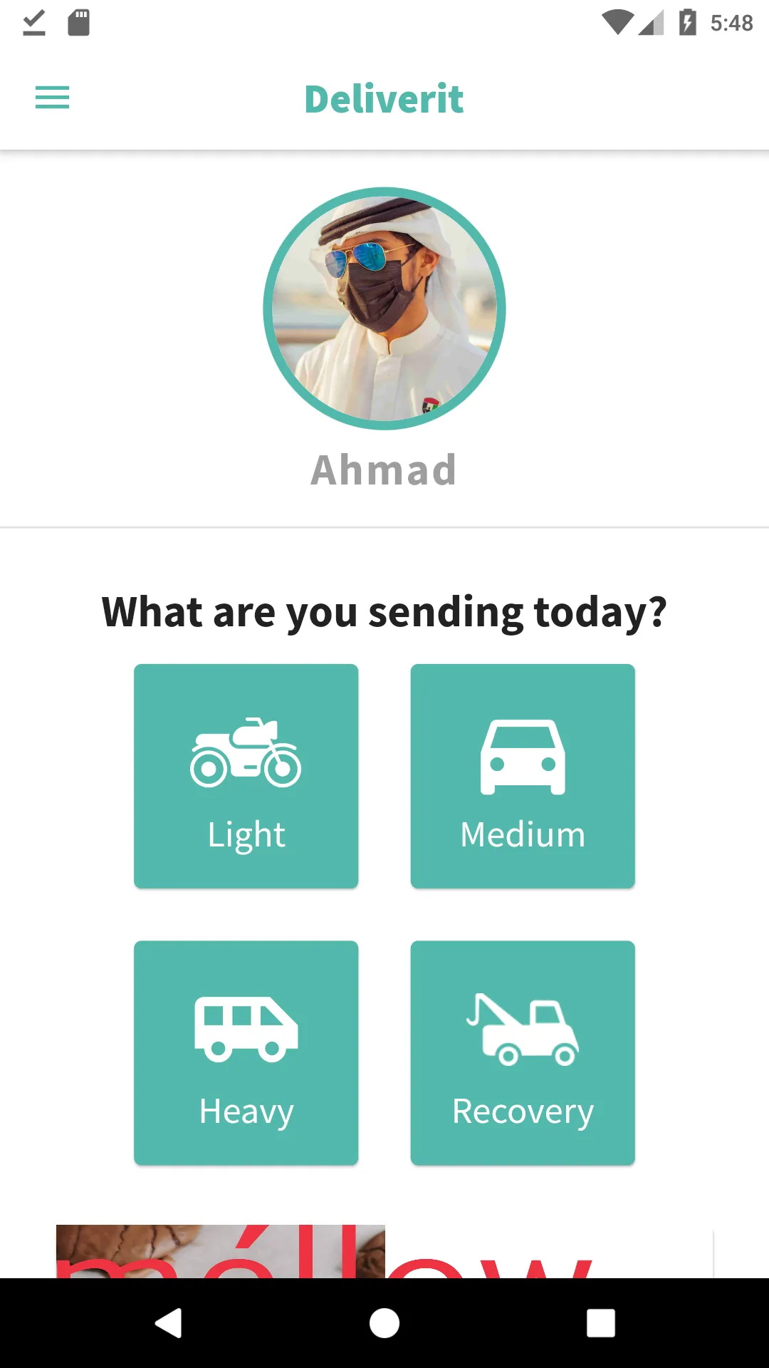 Deliverit UAE | Indus Appstore | Screenshot