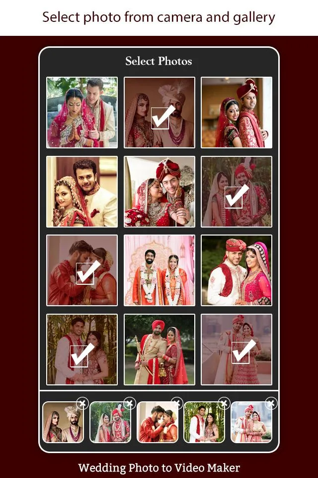 Wedding Photo to Video Maker w | Indus Appstore | Screenshot