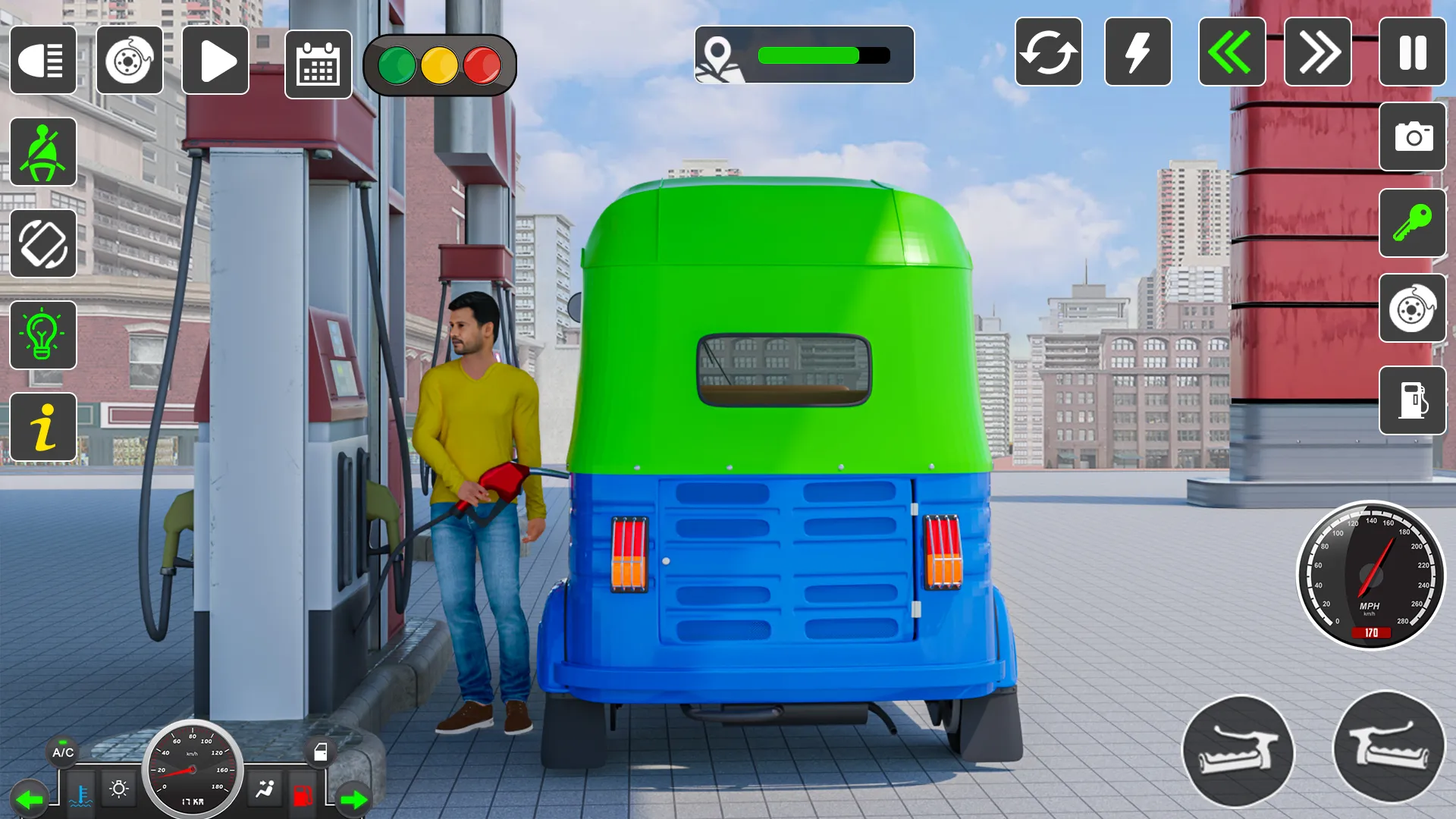 Tuk Tuk Auto Rickshaw Driver3d | Indus Appstore | Screenshot