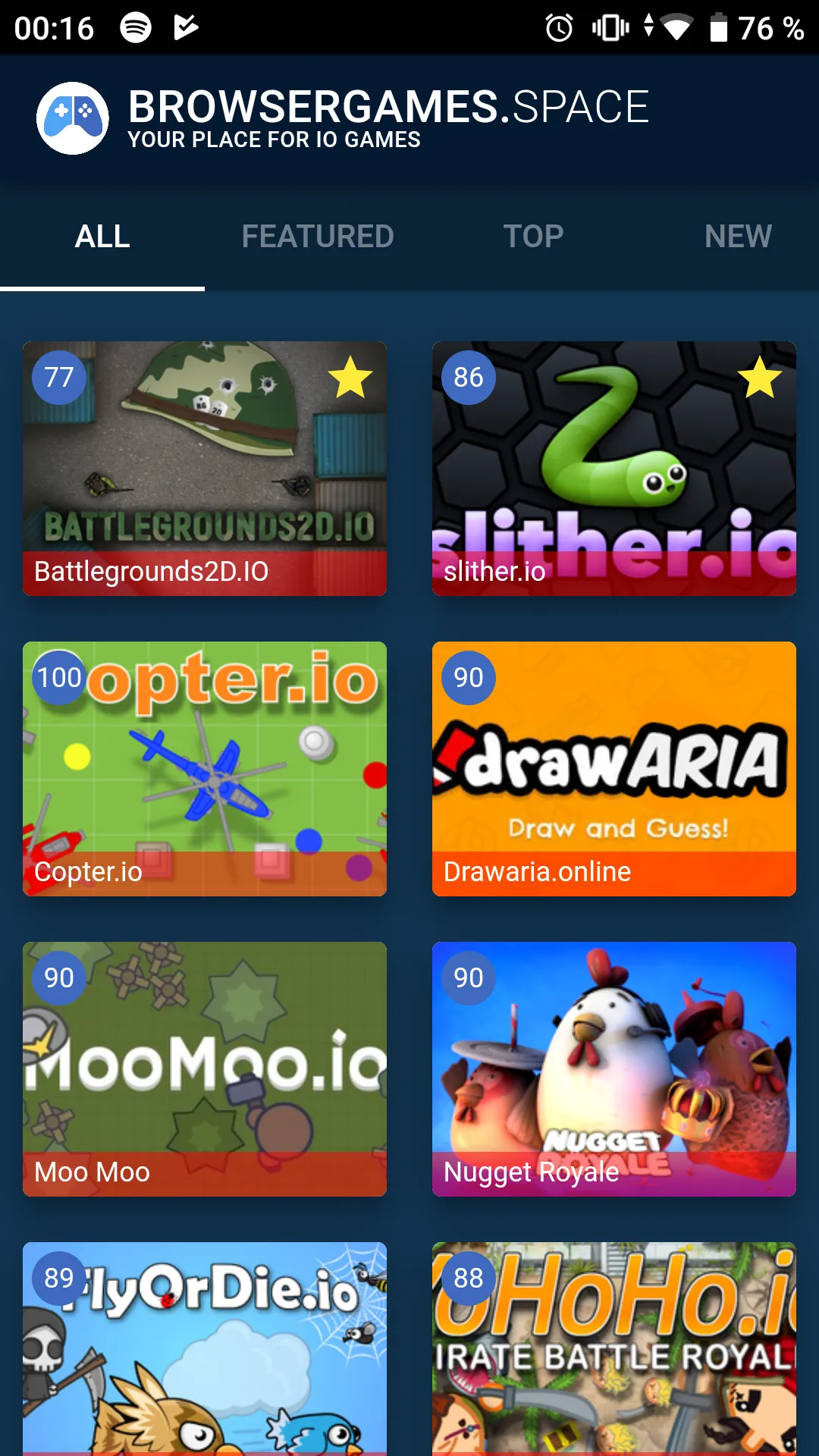 IO Games (Browsergames.Space) | Indus Appstore | Screenshot