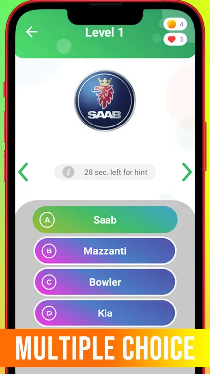 Car Logo Quiz: 500+ brands | Indus Appstore | Screenshot
