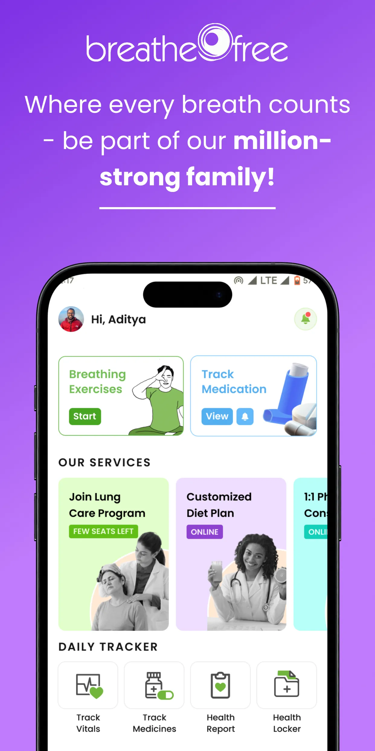 Breathefree: Lung Health App | Indus Appstore | Screenshot