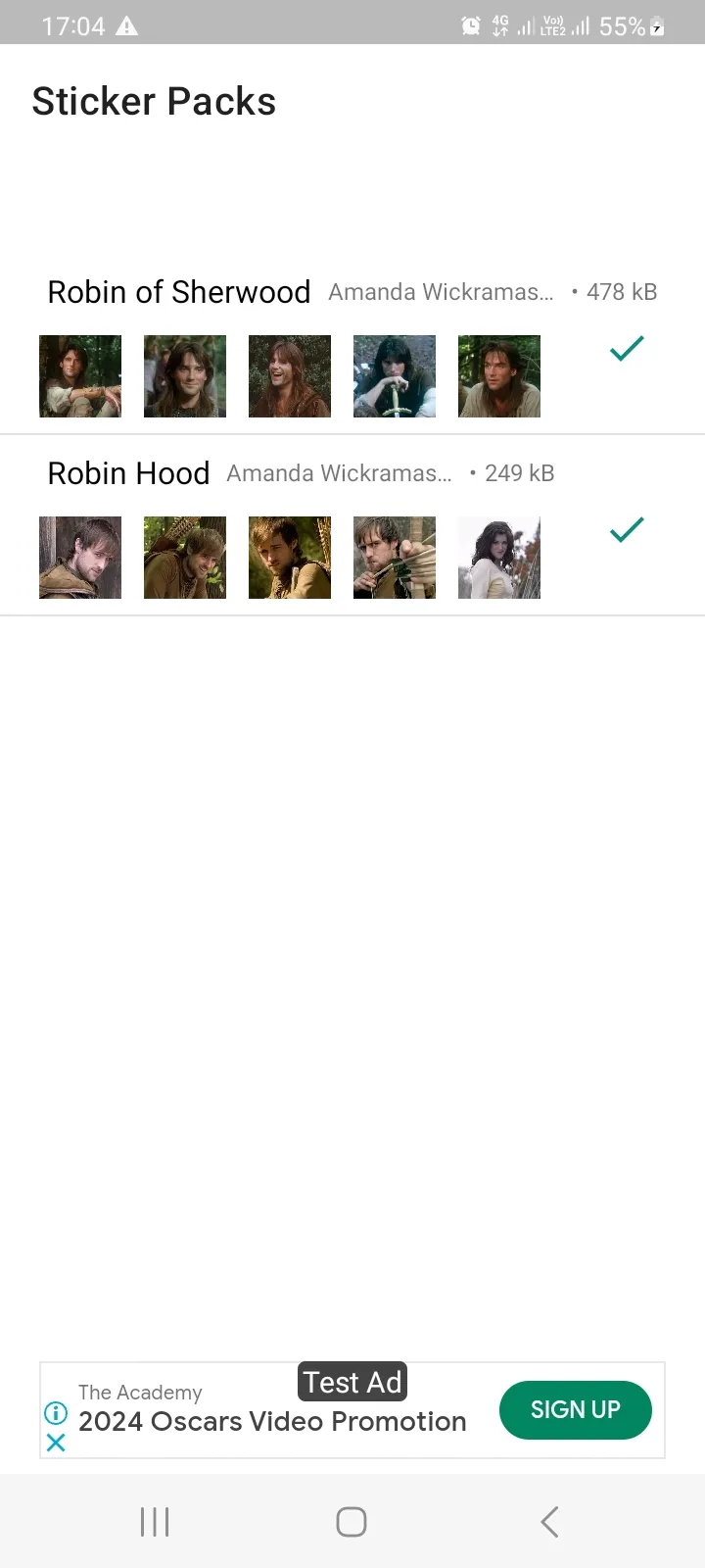 Robin Hood Stickers | Indus Appstore | Screenshot