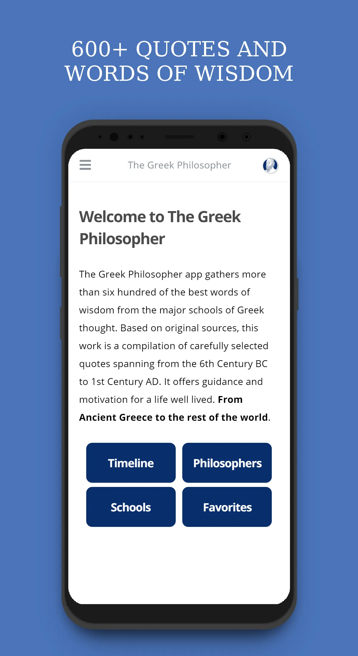 The Greek Philosopher | Indus Appstore | Screenshot