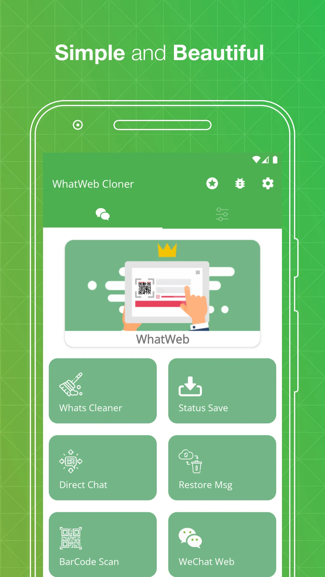 WhatWeb Cloner | Indus Appstore | Screenshot