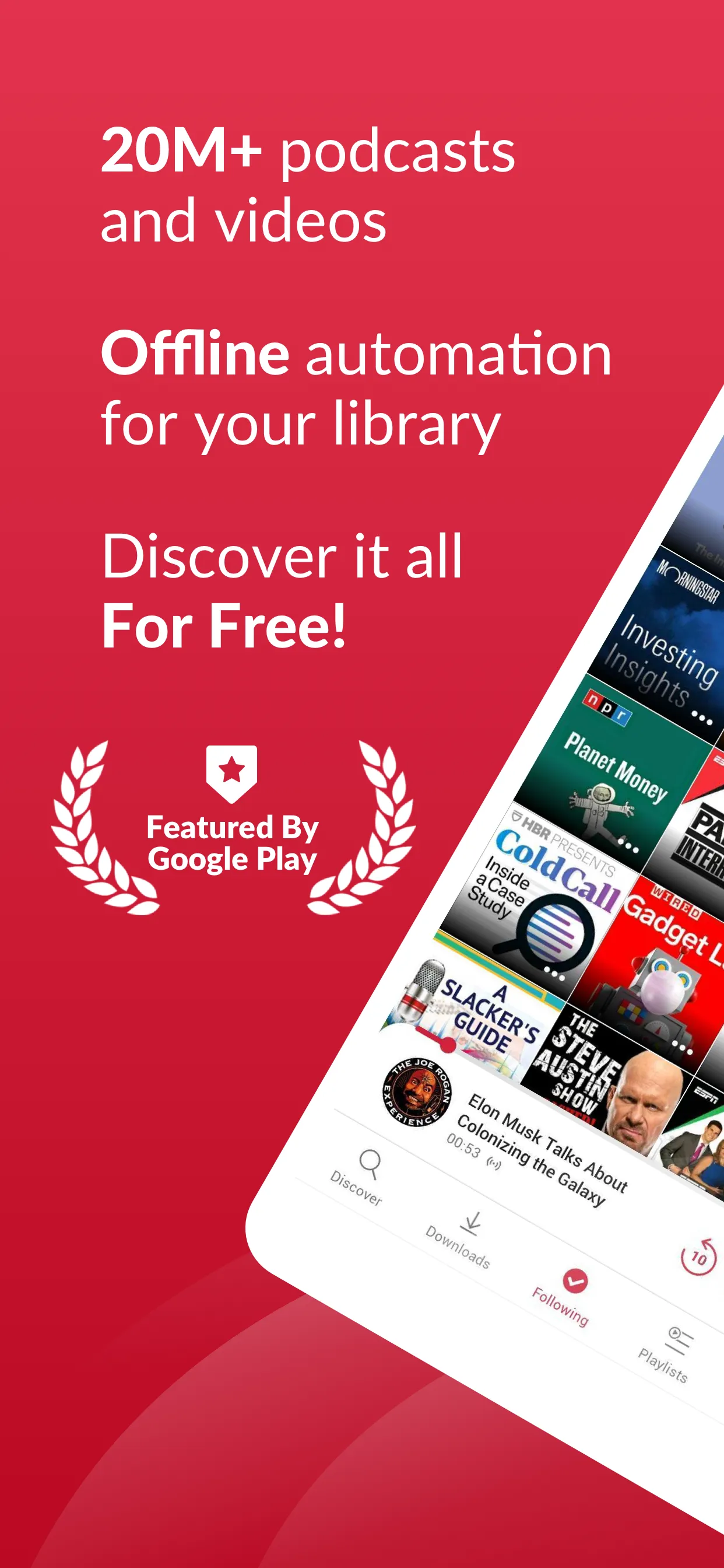 Offline Podcast App: Player FM | Indus Appstore | Screenshot
