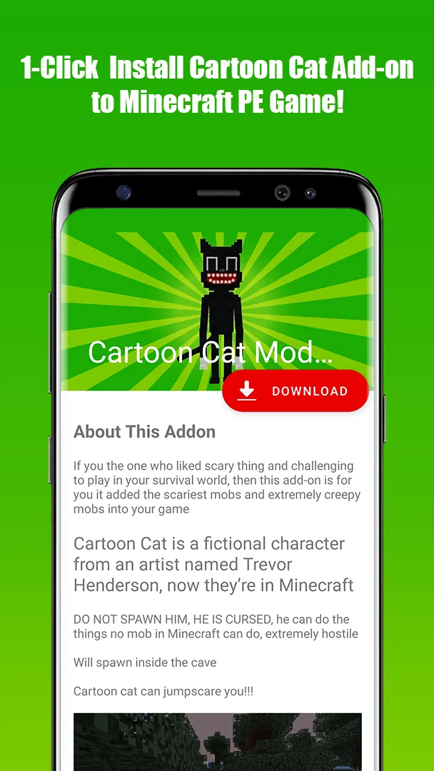 Cartoon Cat Mod for MCPE | Indus Appstore | Screenshot