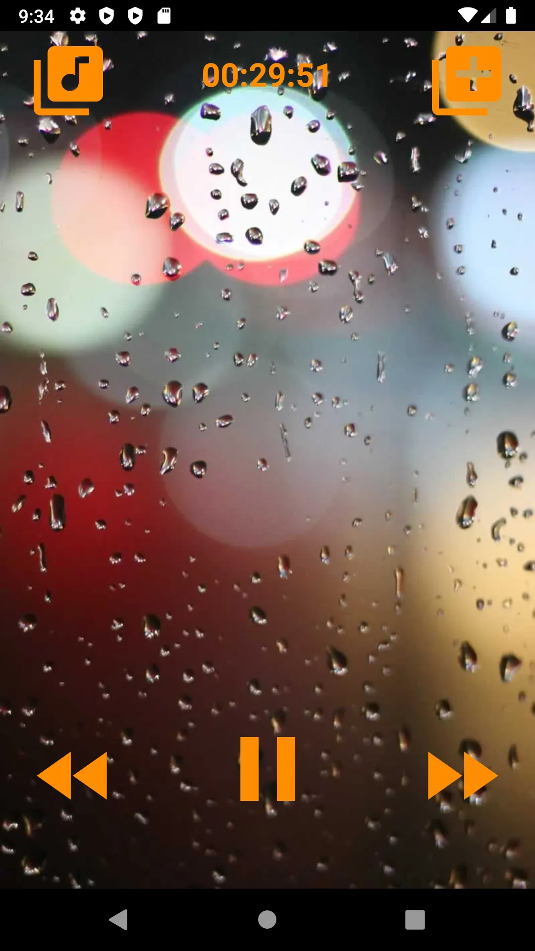 Piano songs with rain | Indus Appstore | Screenshot