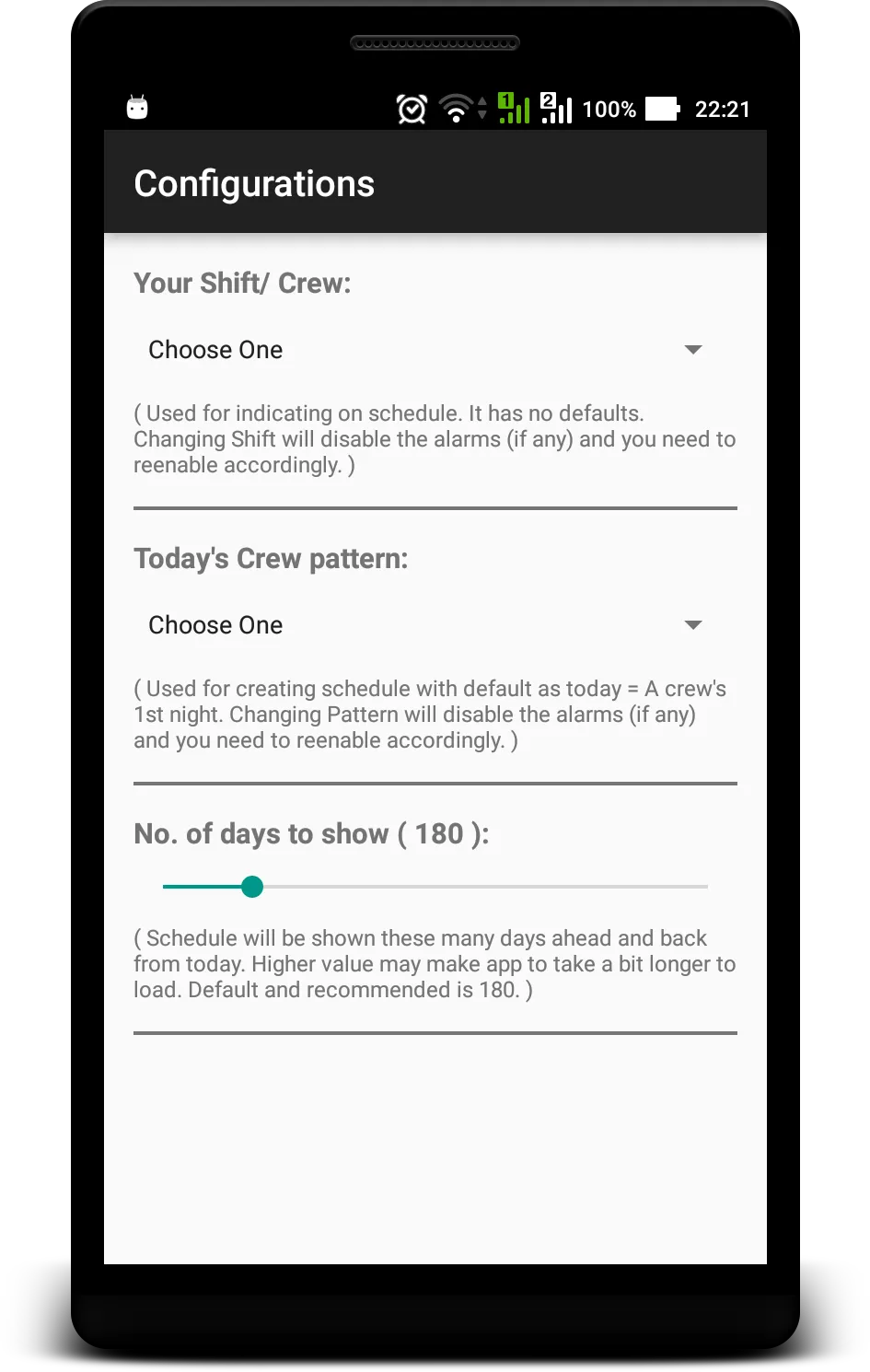 Shift Scheduler (4crew 3shift) | Indus Appstore | Screenshot