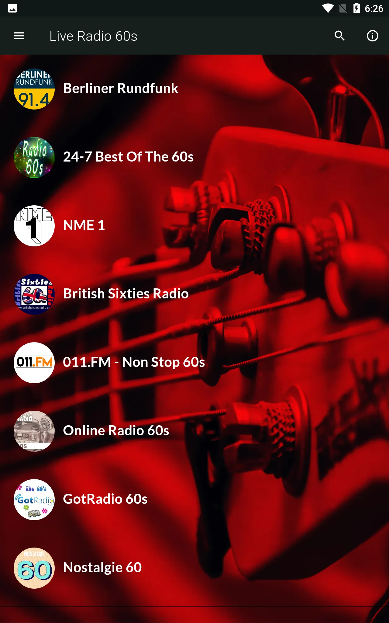 Live Radio 60s | Indus Appstore | Screenshot