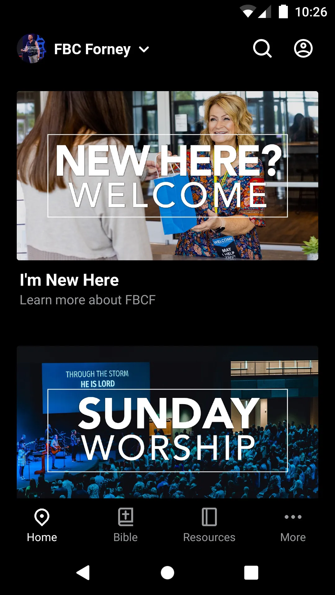 First Baptist Church Forney | Indus Appstore | Screenshot